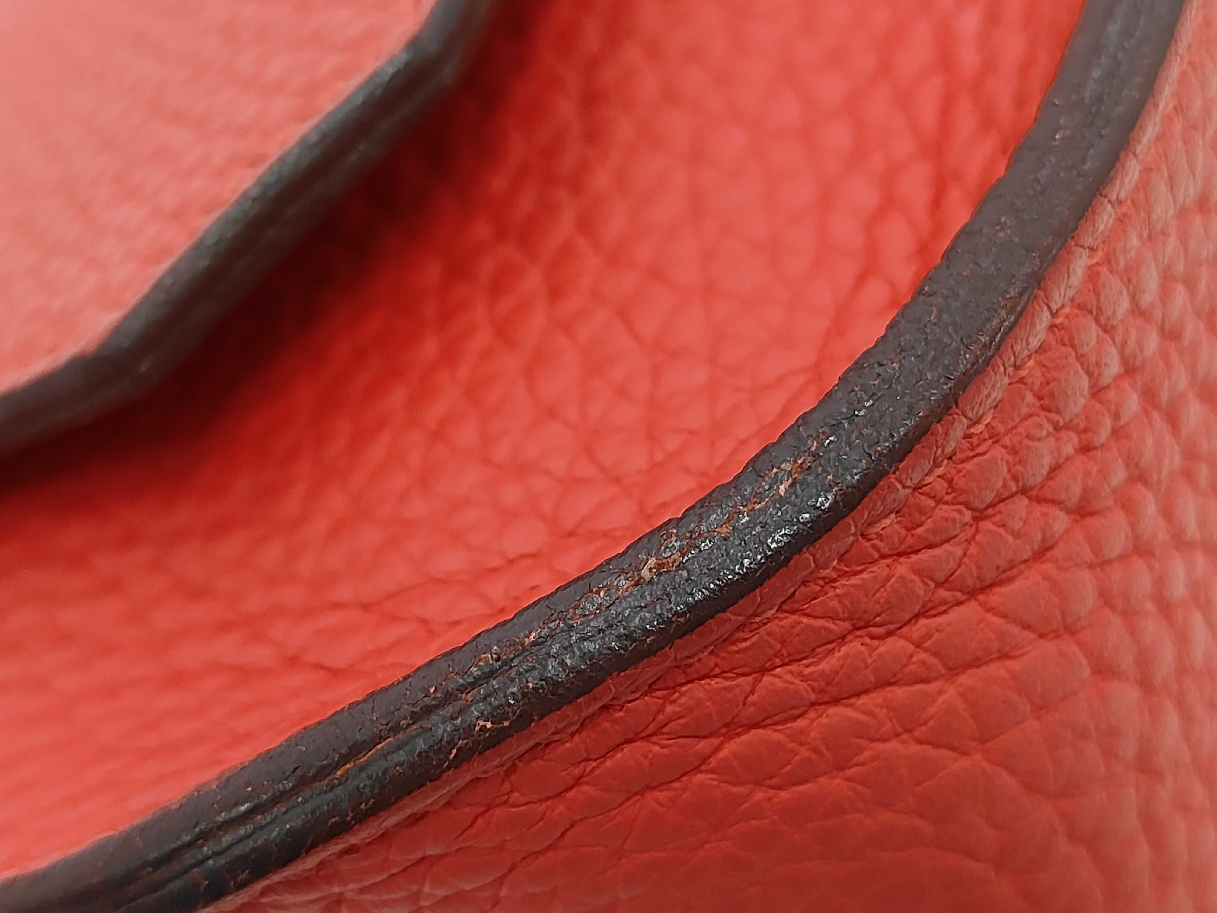 Gypsier 28 Rouge Cazac Taurillon Clemence Silver Hardware X Engraved Shoulder Bag — view 4