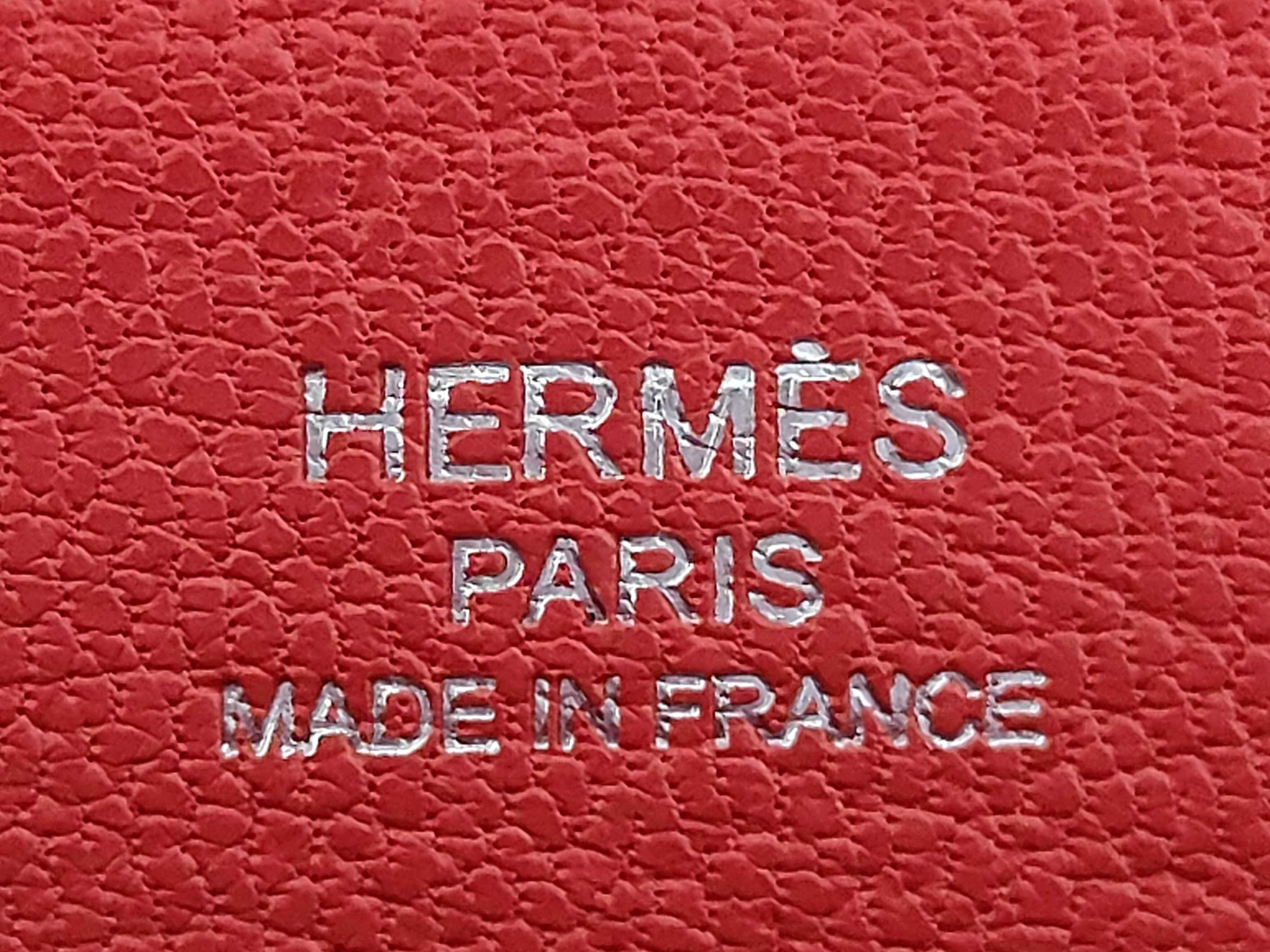 Gypsier 28 Rouge Cazac Taurillon Clemence Silver Hardware X Engraved Shoulder Bag — view 10