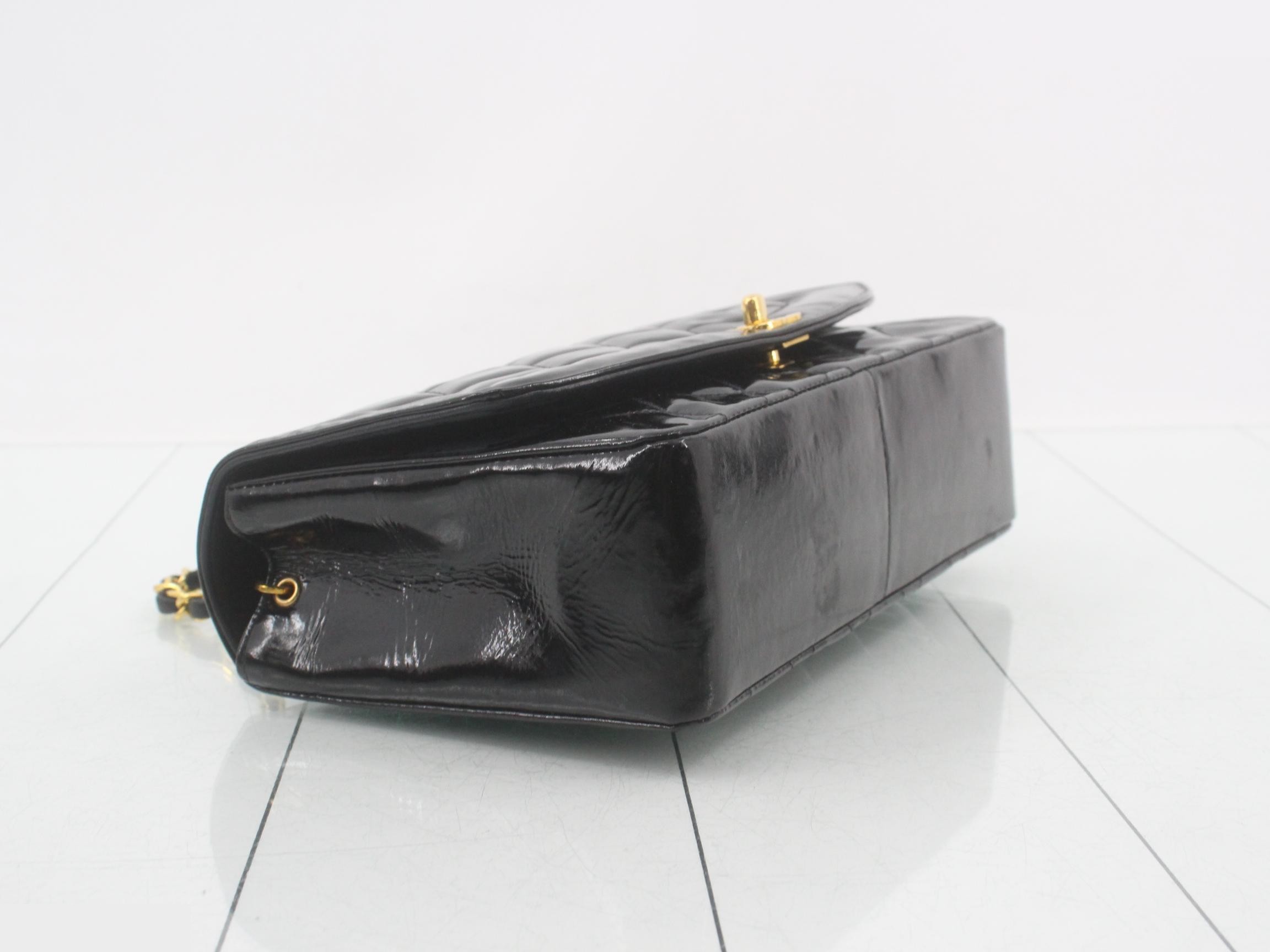 Enamel Chain Shoulder Bag, Diana Matelassé — view 5