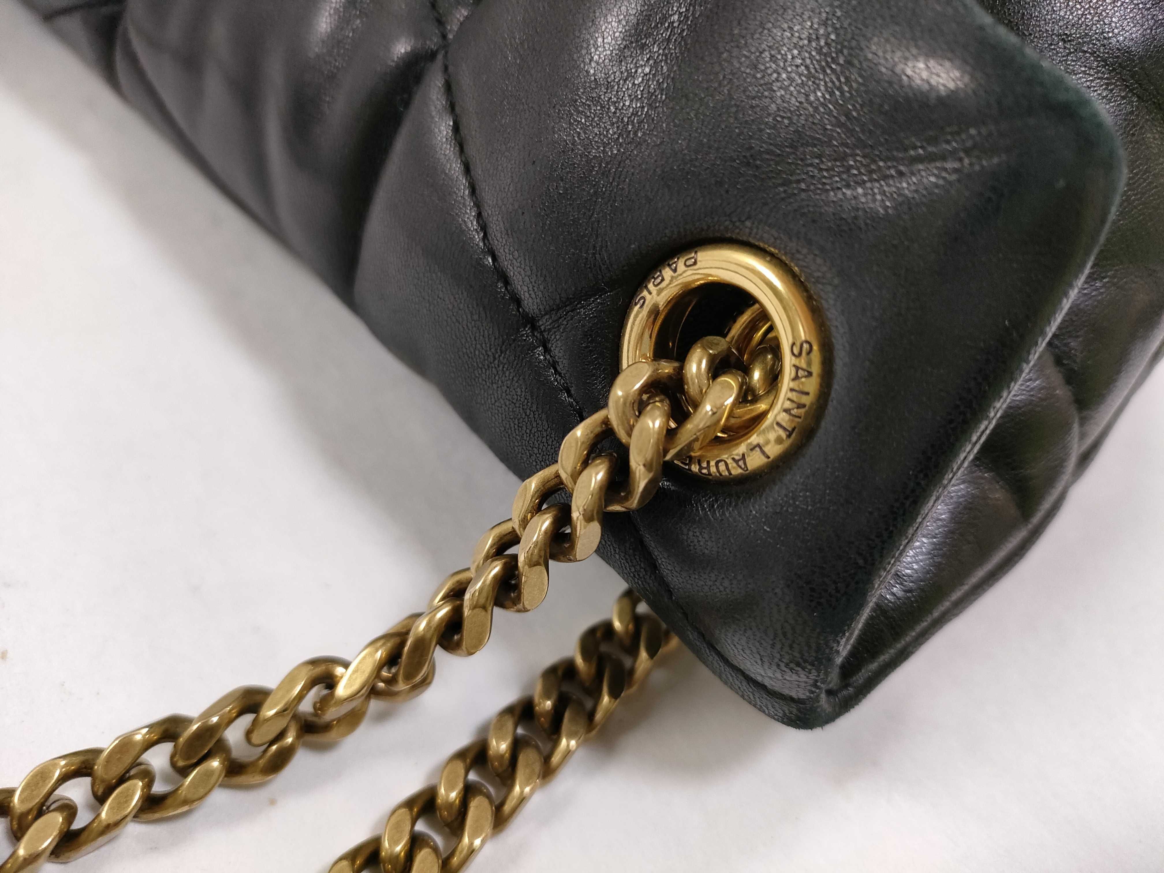 Loulou Puffer Handbag Gold Chain Shoulder Bag — view 5