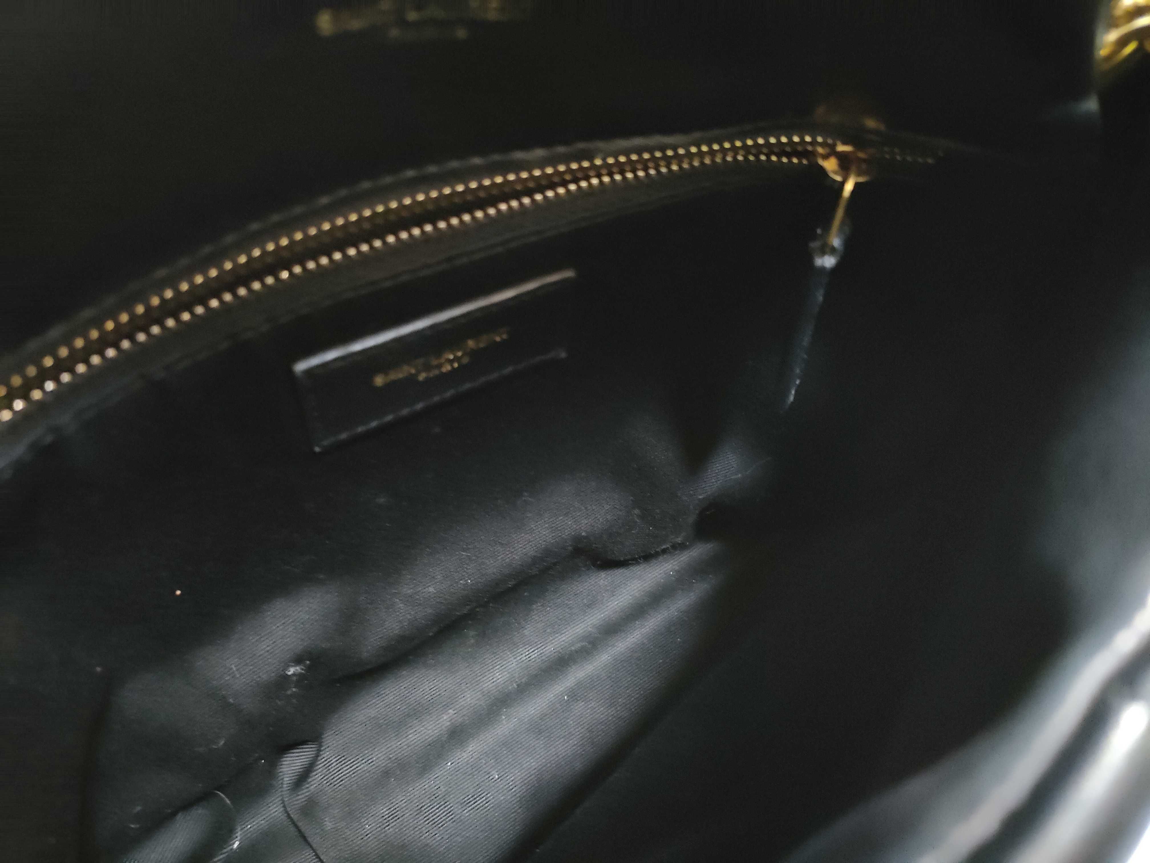 Loulou Puffer Handbag Gold Chain Shoulder Bag — view 8