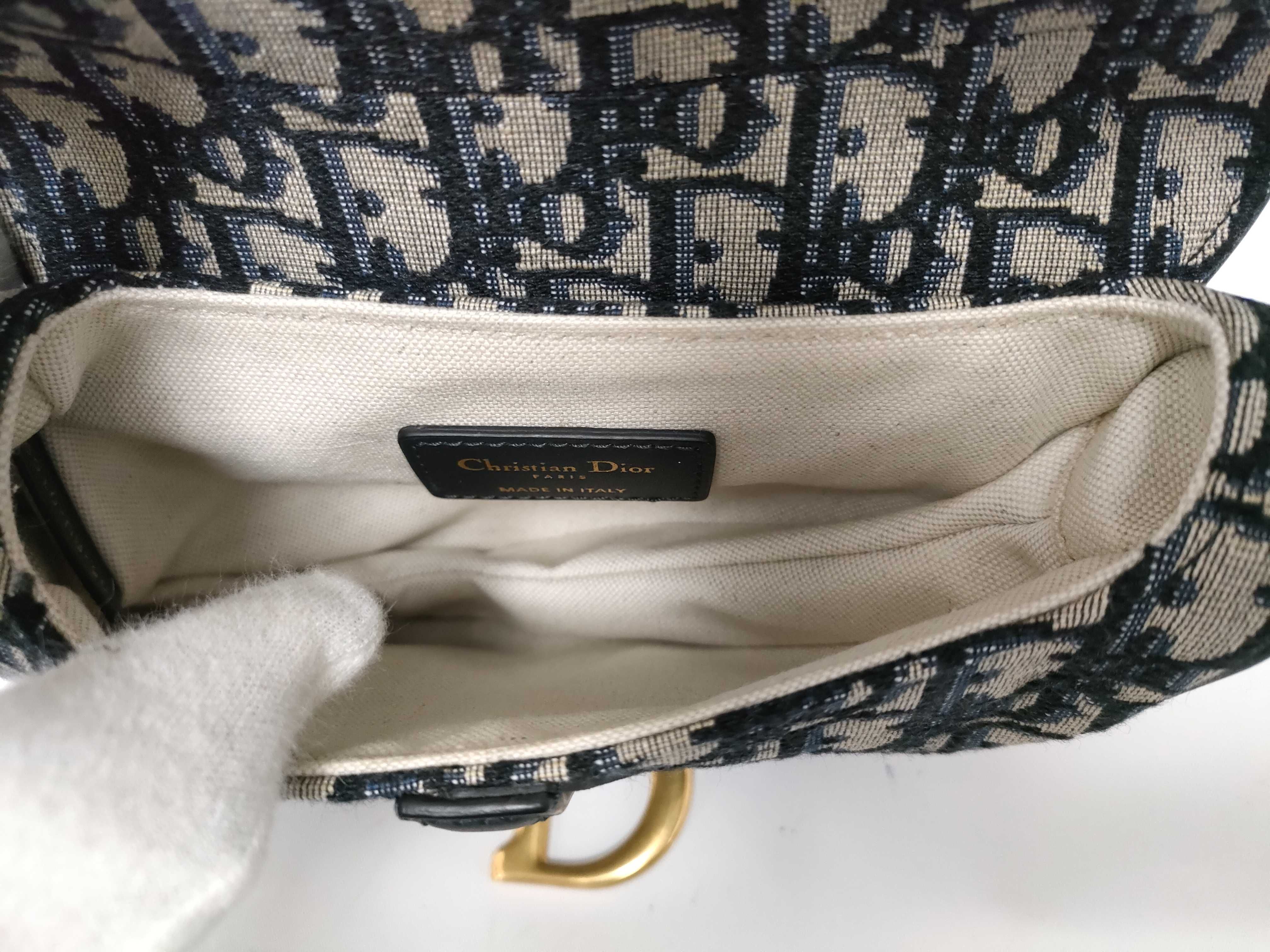 Trotter Dior Oblique Saddle Bag Mini M0447CTZQ_M928 Handbag — view 9