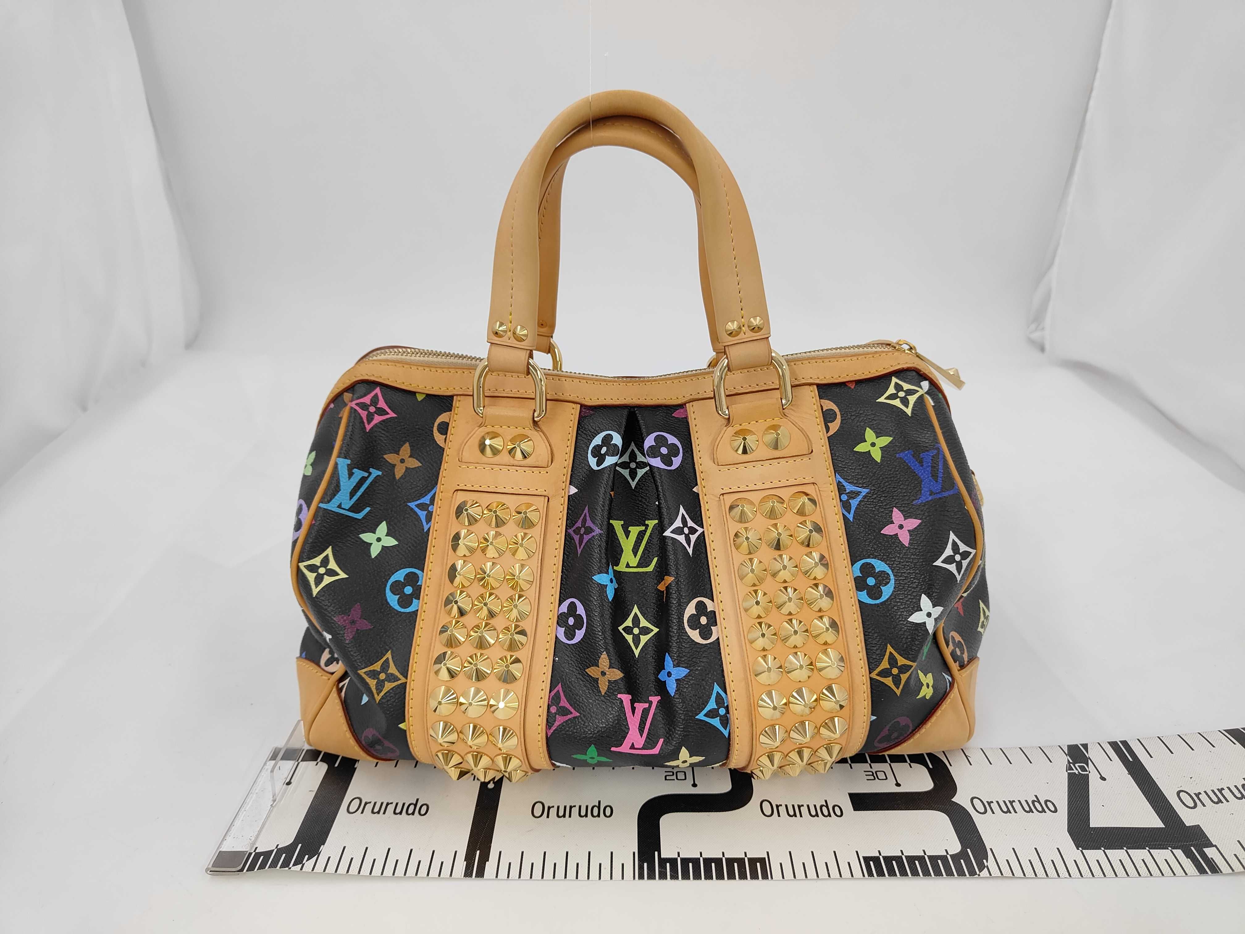 Monogram Multicolor Louis Vuitton Judy PM Monogram Multicolor Black Handbag — view 2
