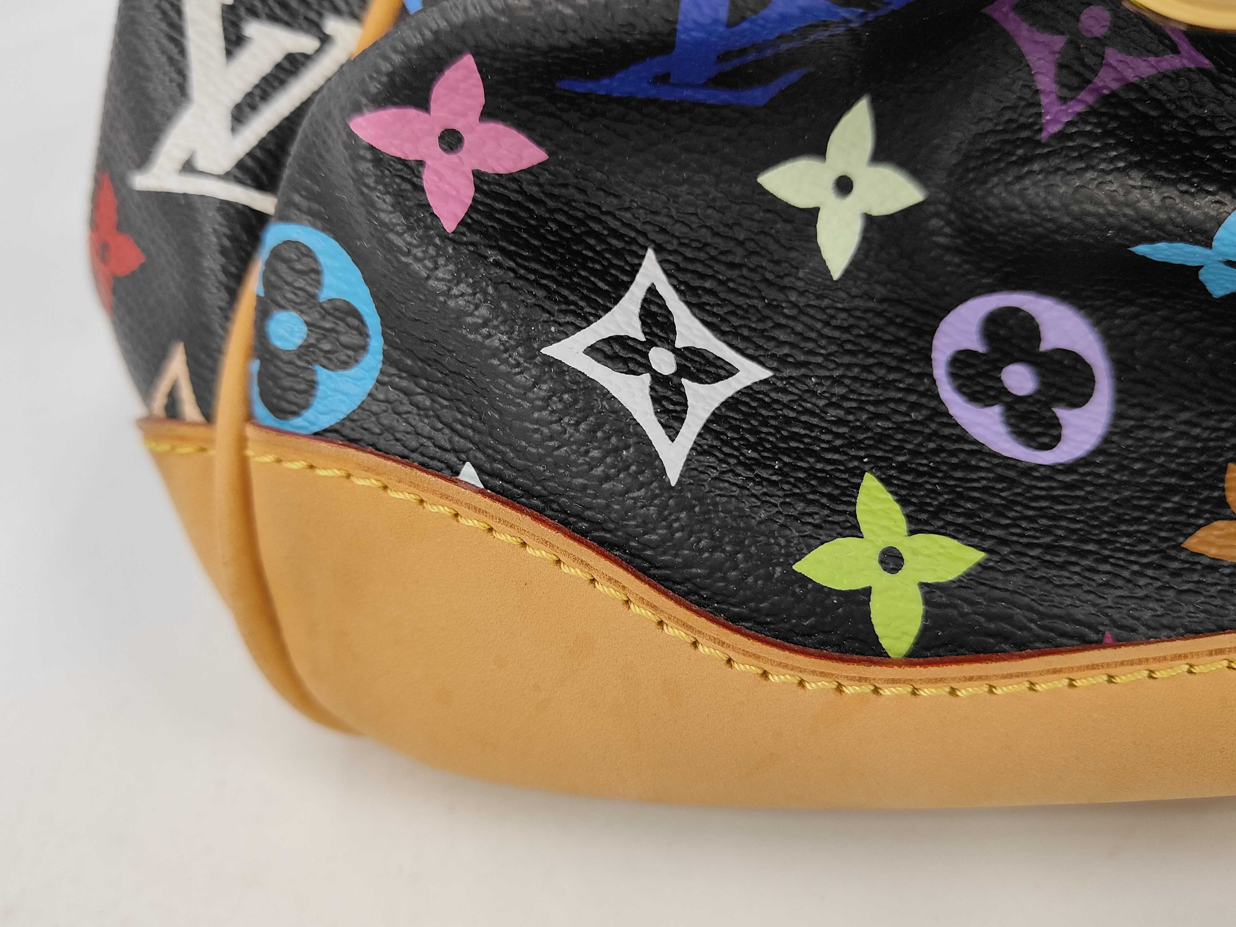 Monogram Multicolor Louis Vuitton Judy PM Monogram Multicolor Black Handbag — view 11