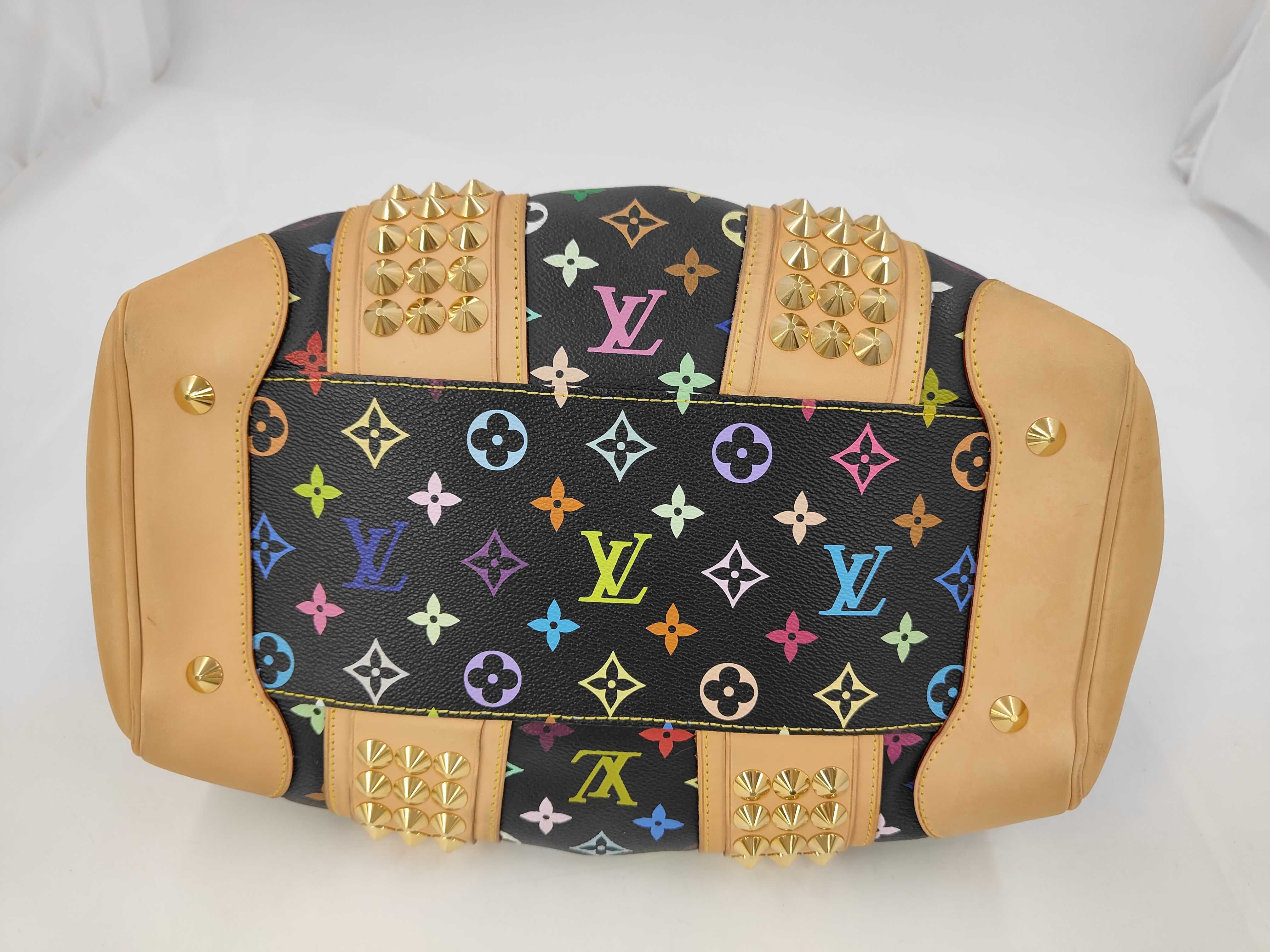 Monogram Multicolor Louis Vuitton Judy PM Monogram Multicolor Black Handbag — view 3