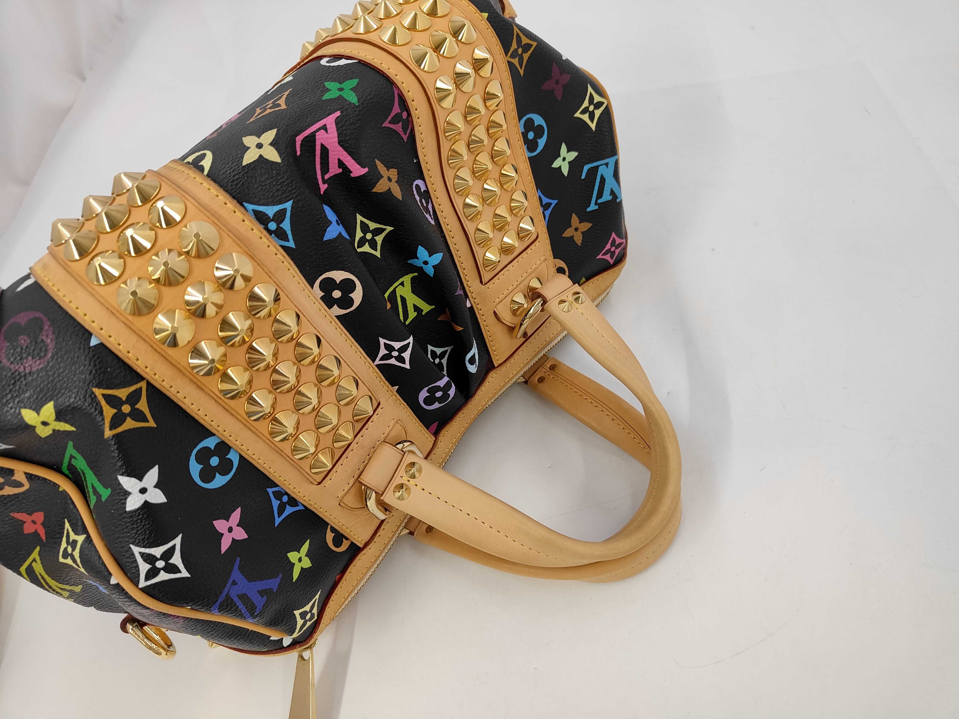 Monogram Multicolor Louis Vuitton Judy PM Monogram Multicolor Black Handbag — view 5