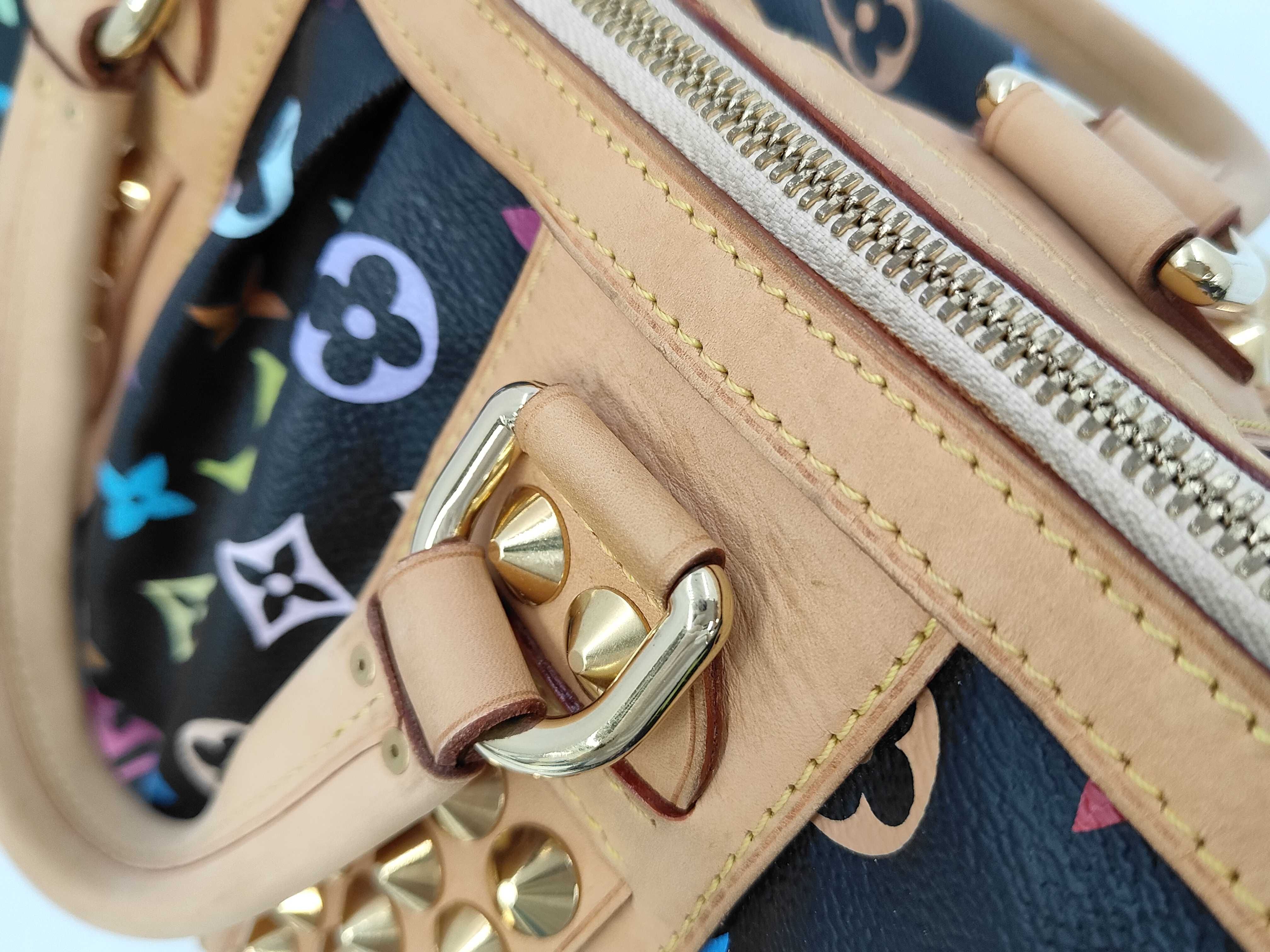 Monogram Multicolor Louis Vuitton Judy PM Monogram Multicolor Black Handbag — view 7