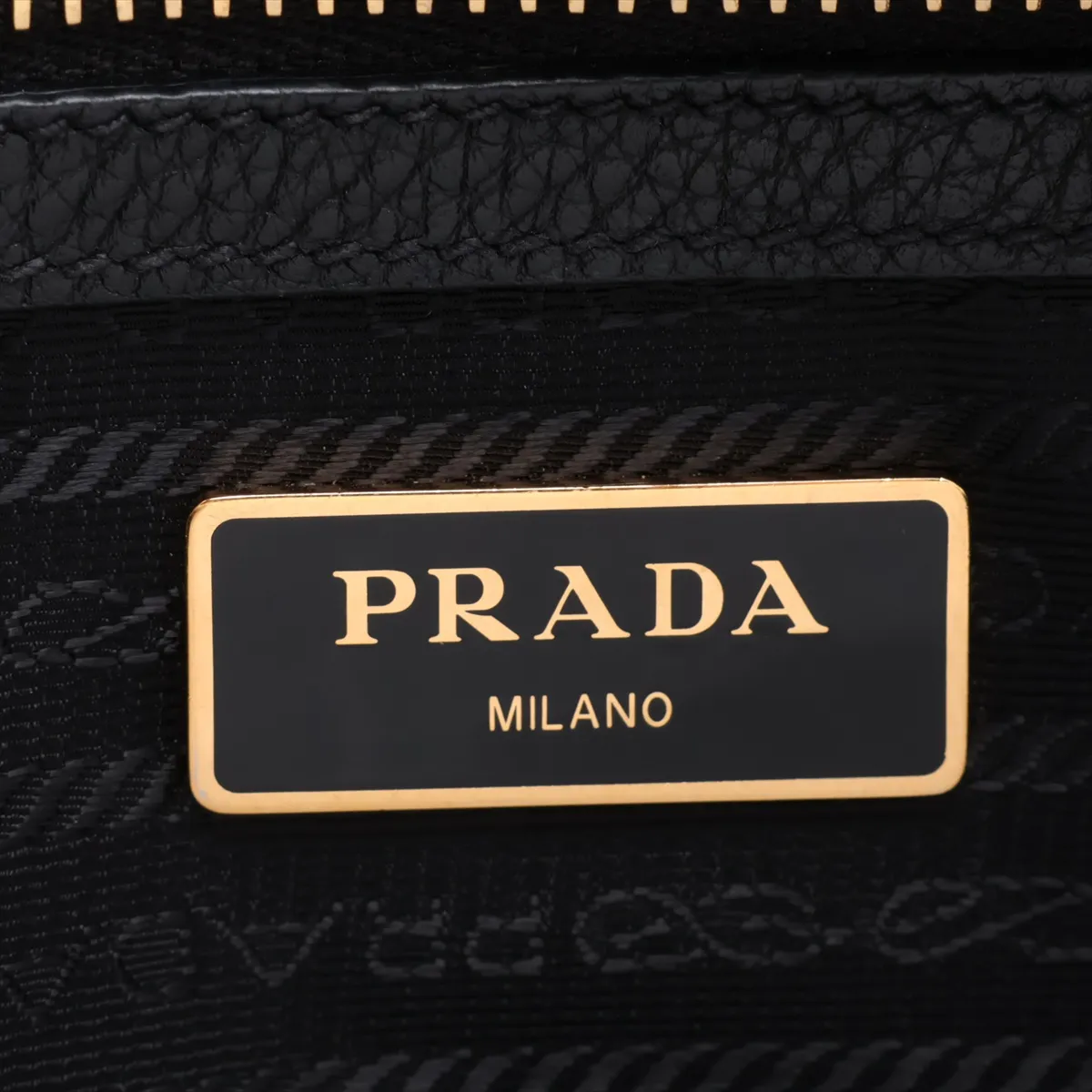 Vitello Leather 2-Way Handbag, Black — view 11
