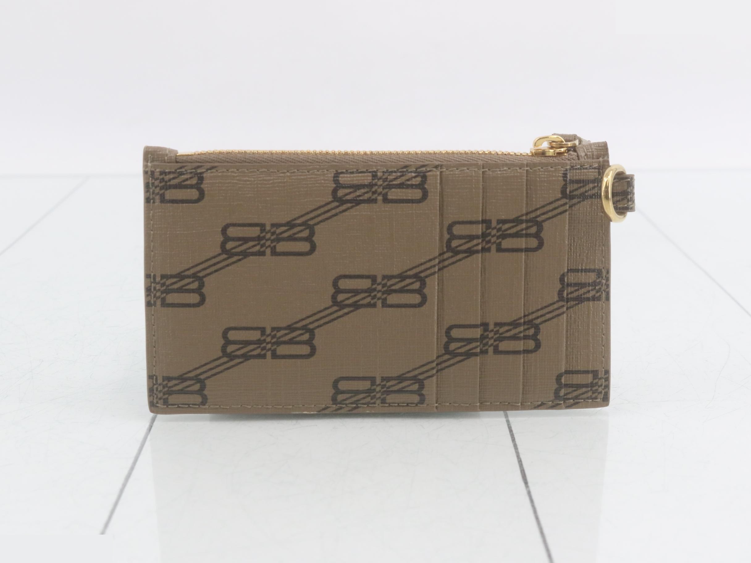 BB Card Case with Strap, Unused, Stored Item, Brown — view 2