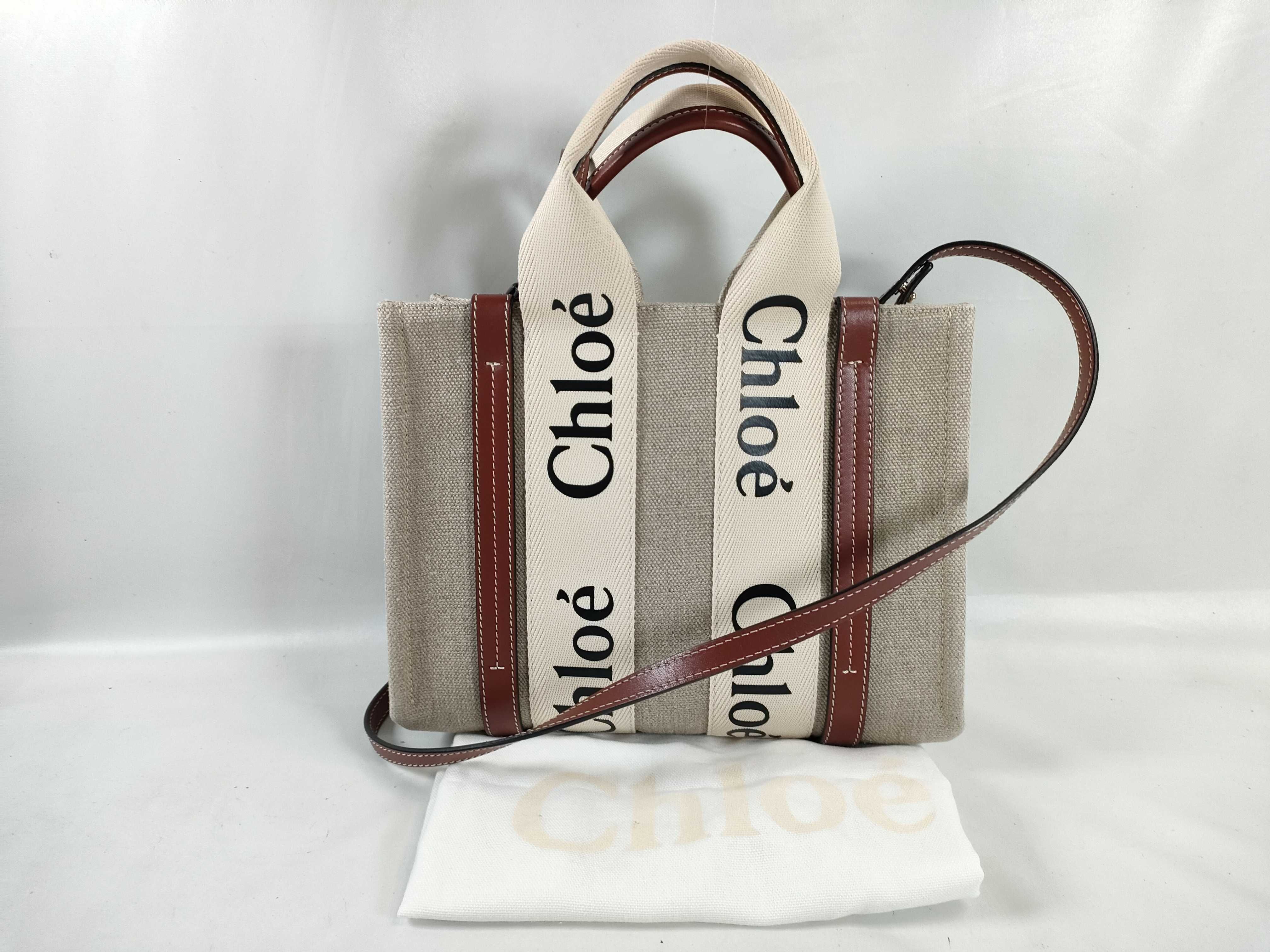 Woody Small Tote 2-Way Handbag