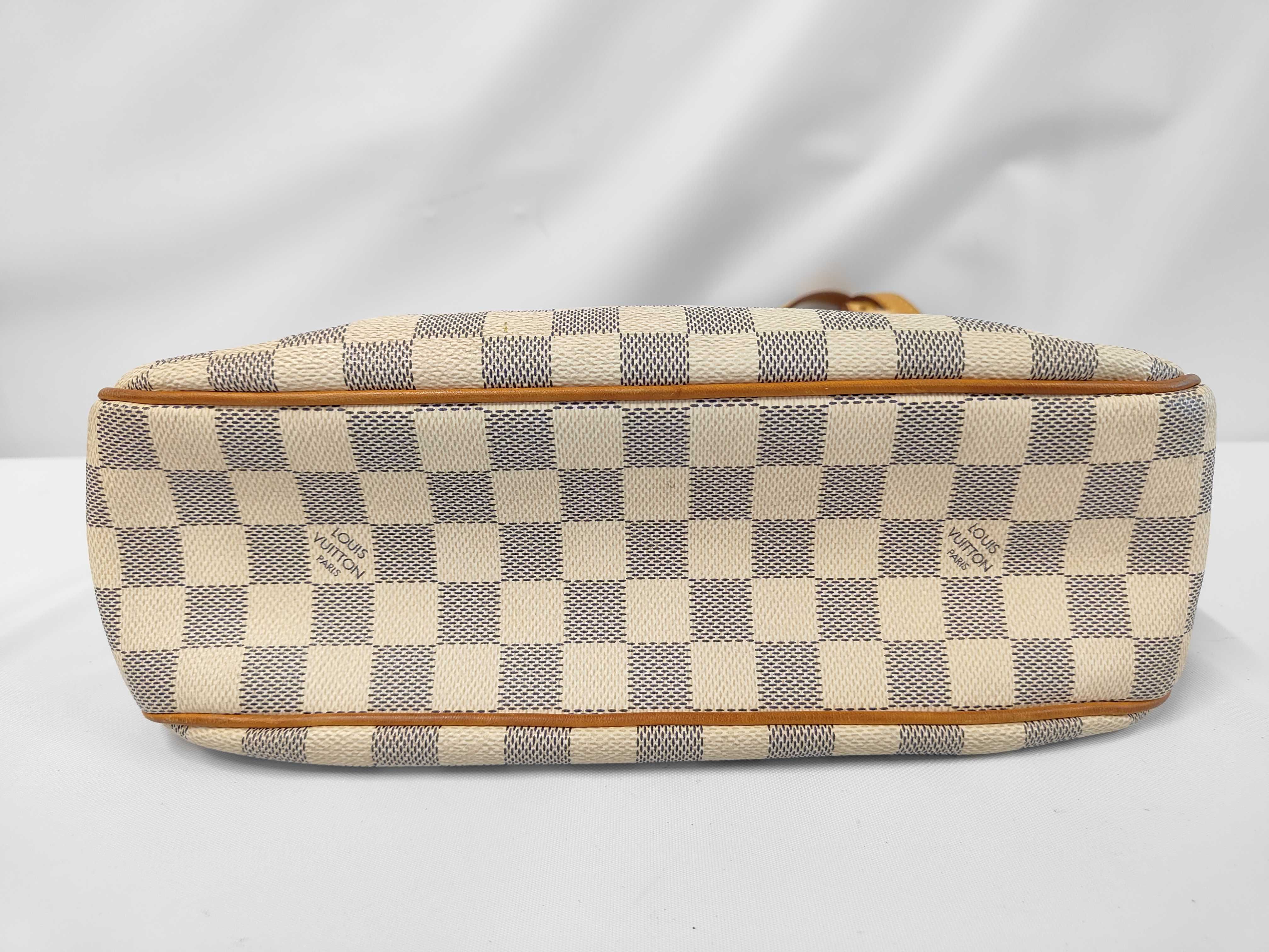 Syracuse Damier Azur Shoulder Bag — view 3
