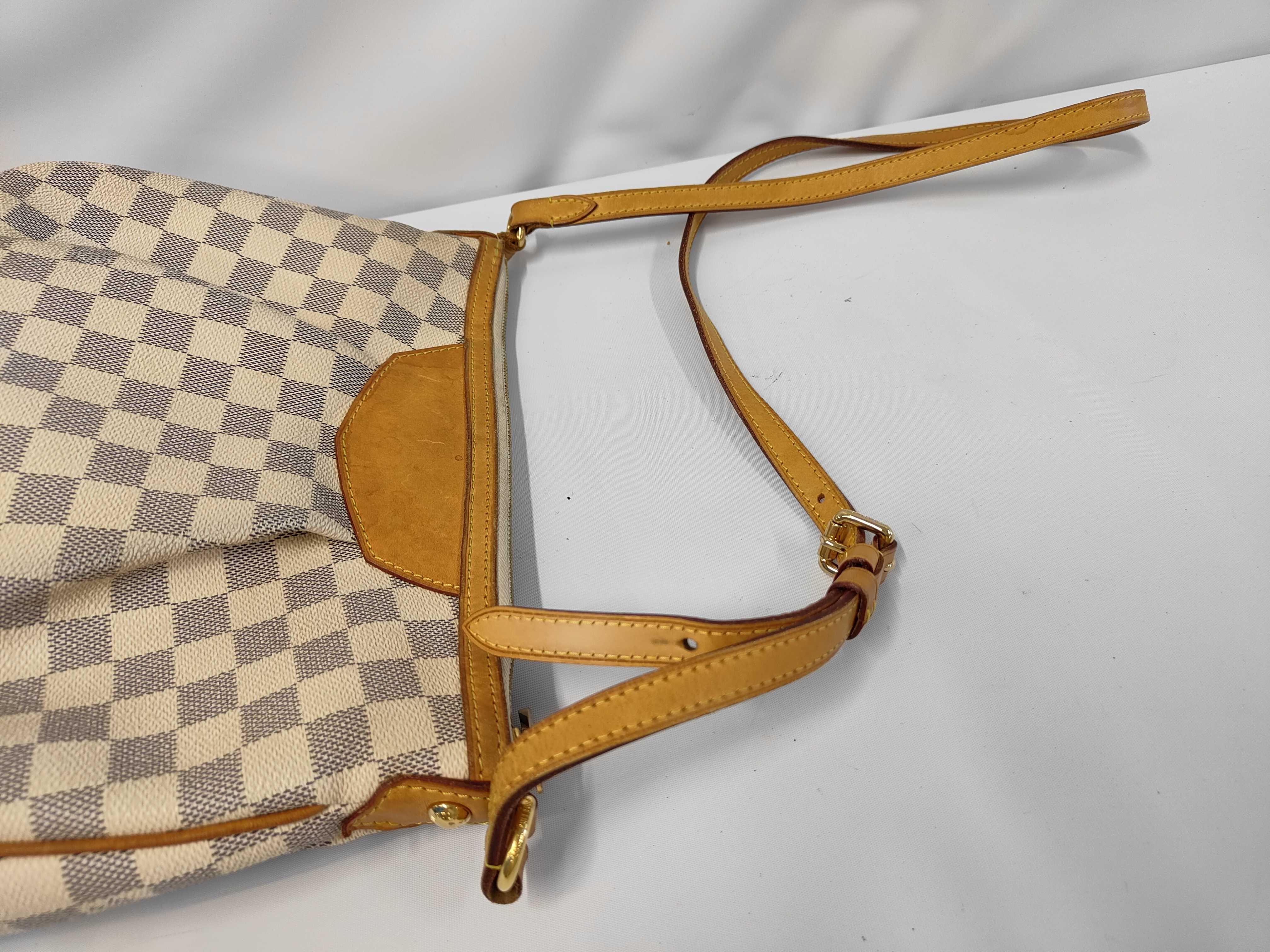 Syracuse Damier Azur Shoulder Bag — view 5