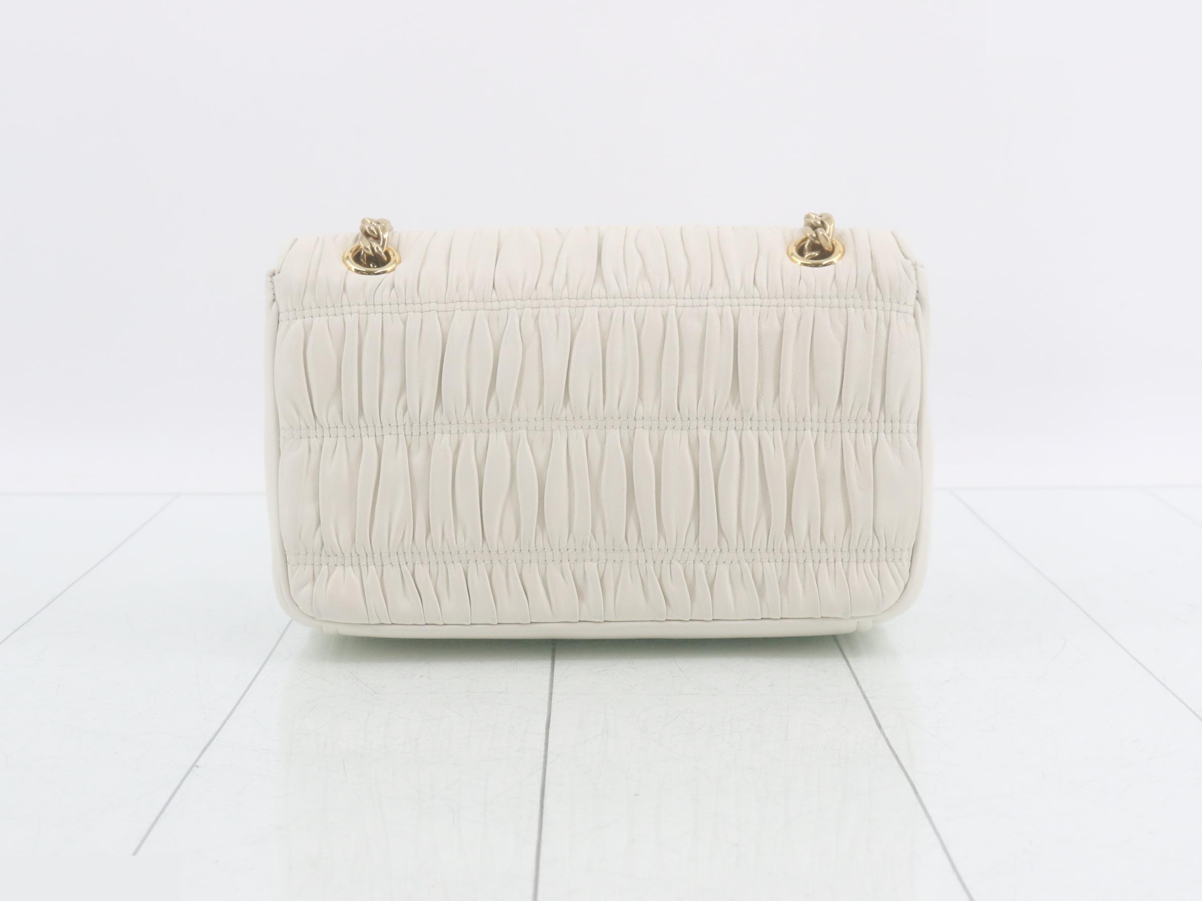 Nappa chain shoulder bag — view 2