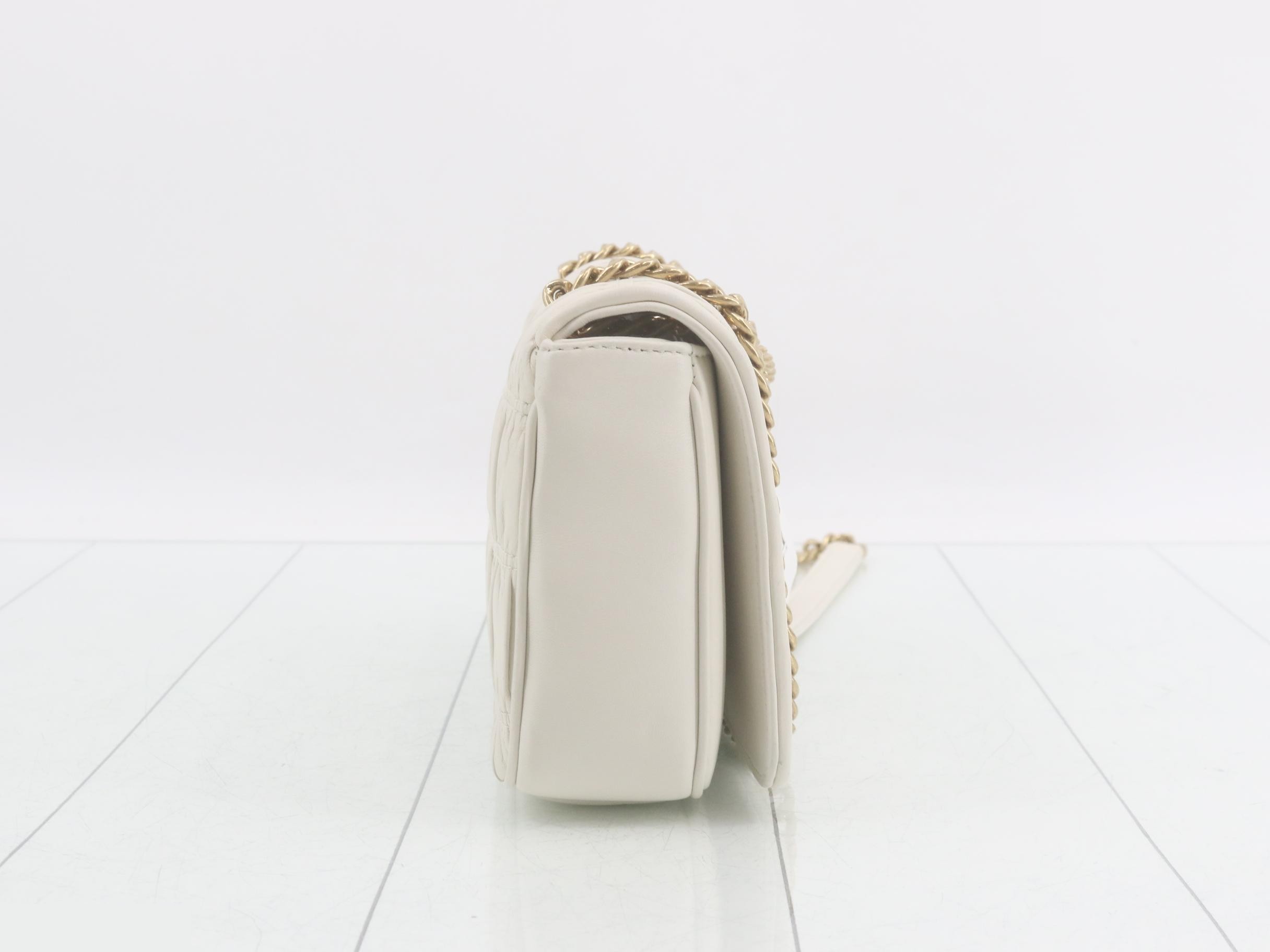 Nappa chain shoulder bag — view 4