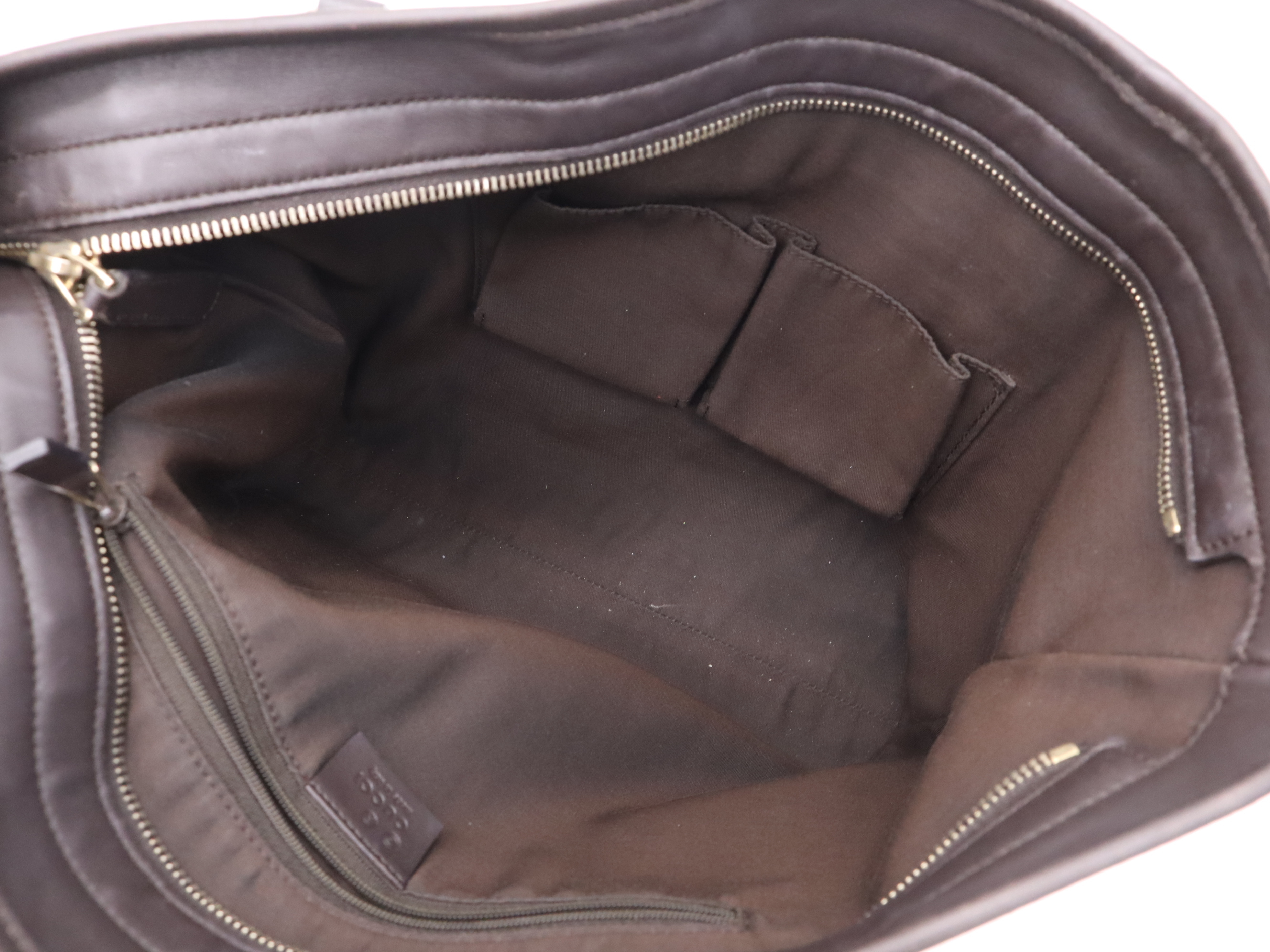 388929 Canvas x Leather GG Supreme Tote Bag Beige Gold Hardware Tote Bag — view 10