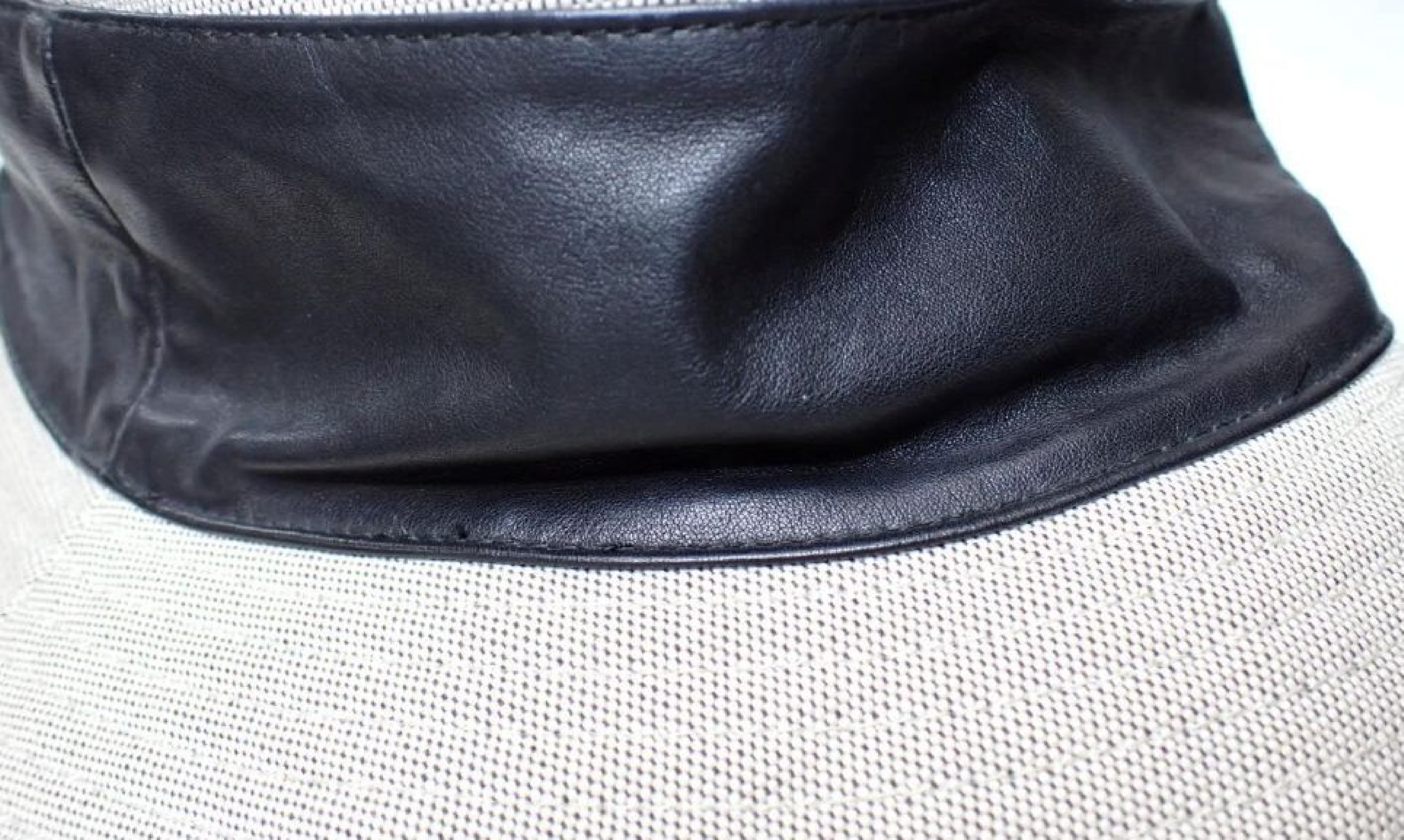 Leather Canvas Hat, Size 58, Other Accessories — view 4
