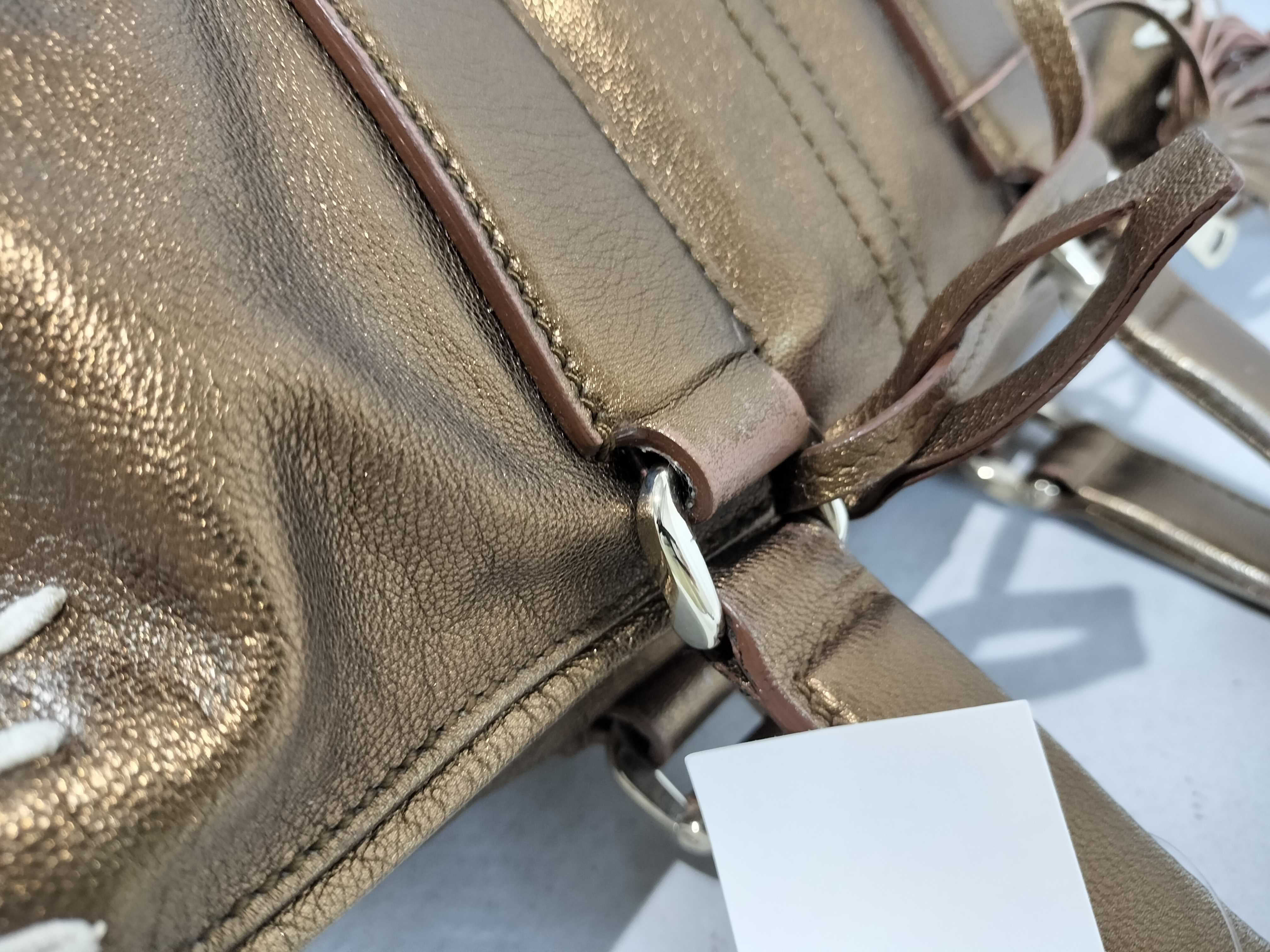 Metallic Boston Bag Handbag — view 5