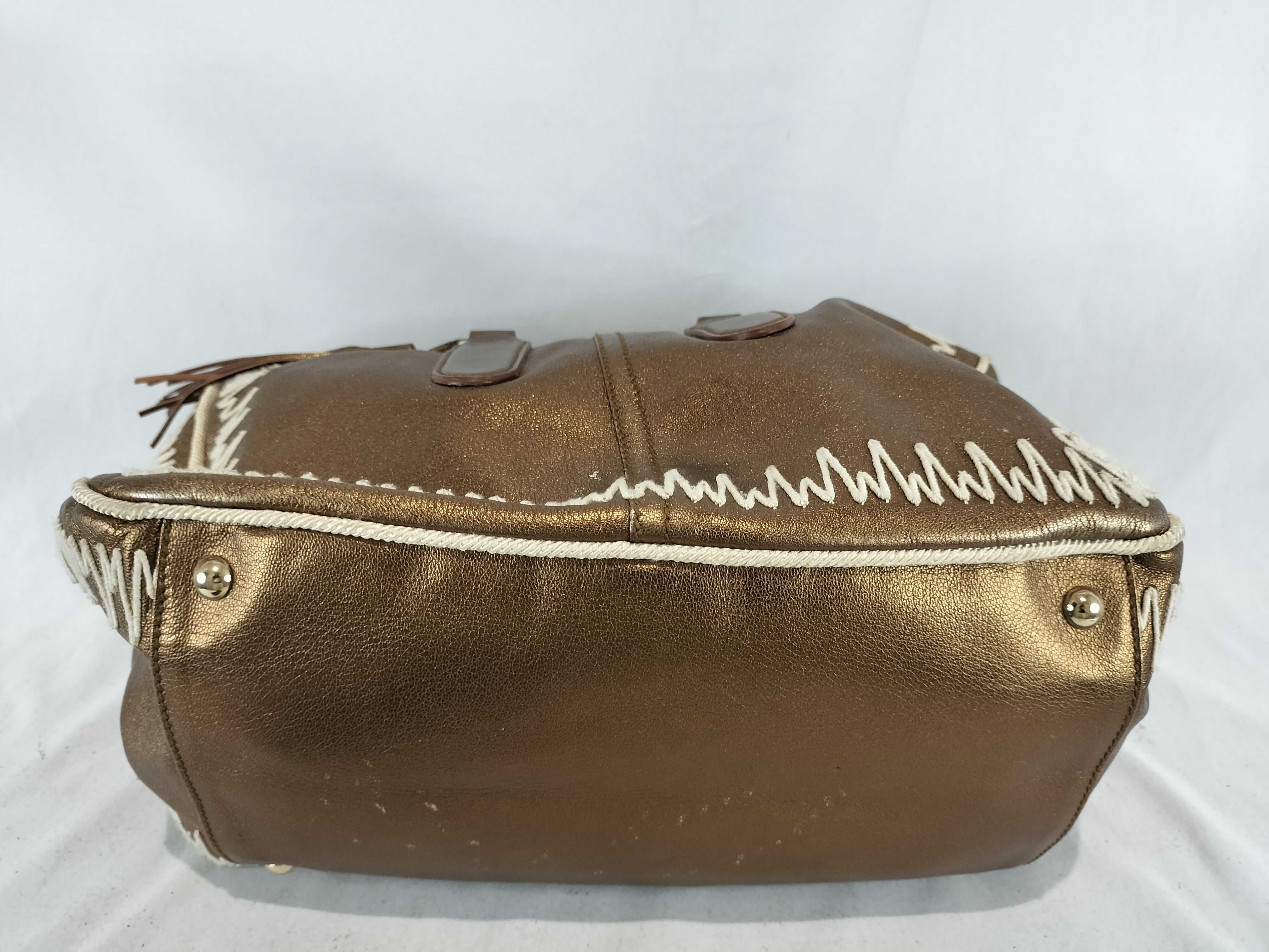 Metallic Boston Bag Handbag — view 7