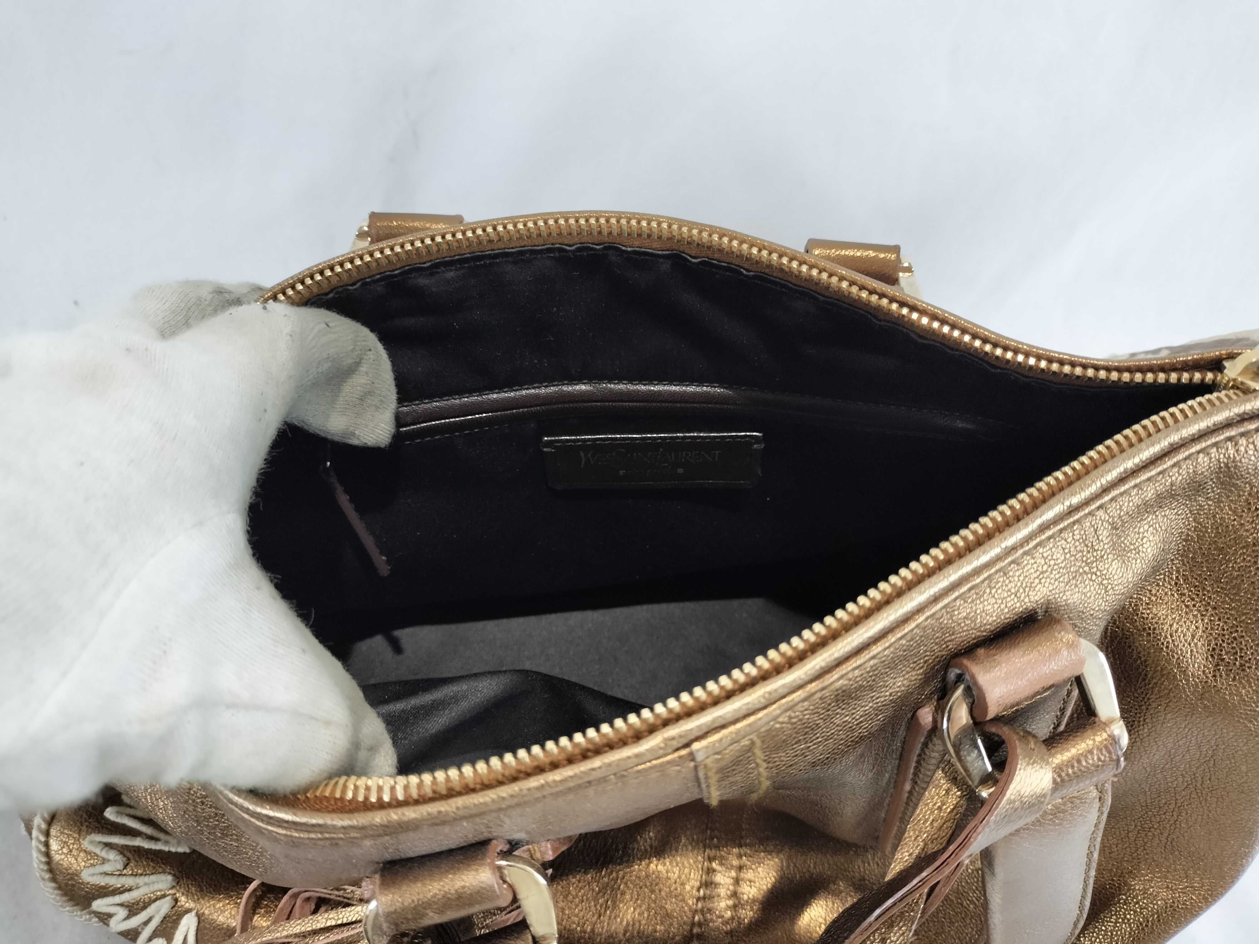 Metallic Boston Bag Handbag — view 9