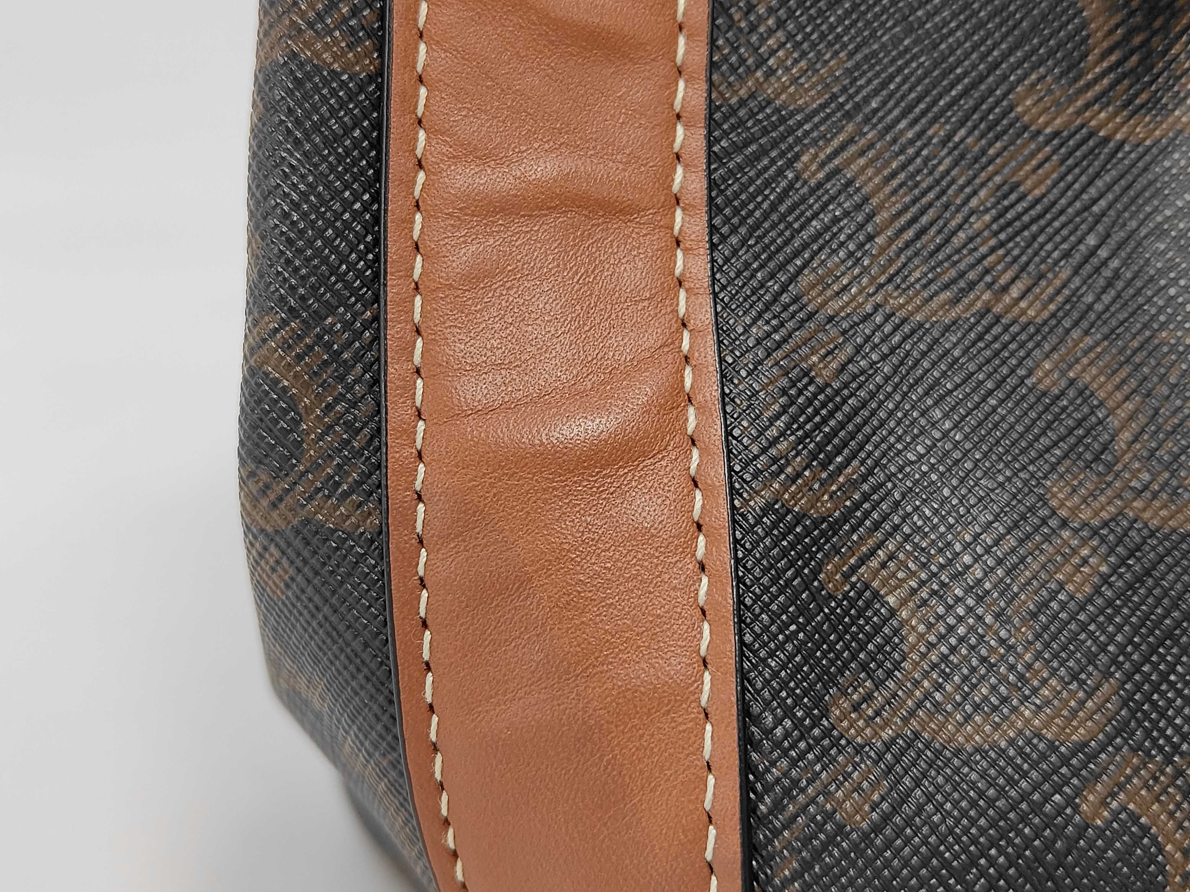 Tan Drawstring Bag Shoulder Bag — view 10