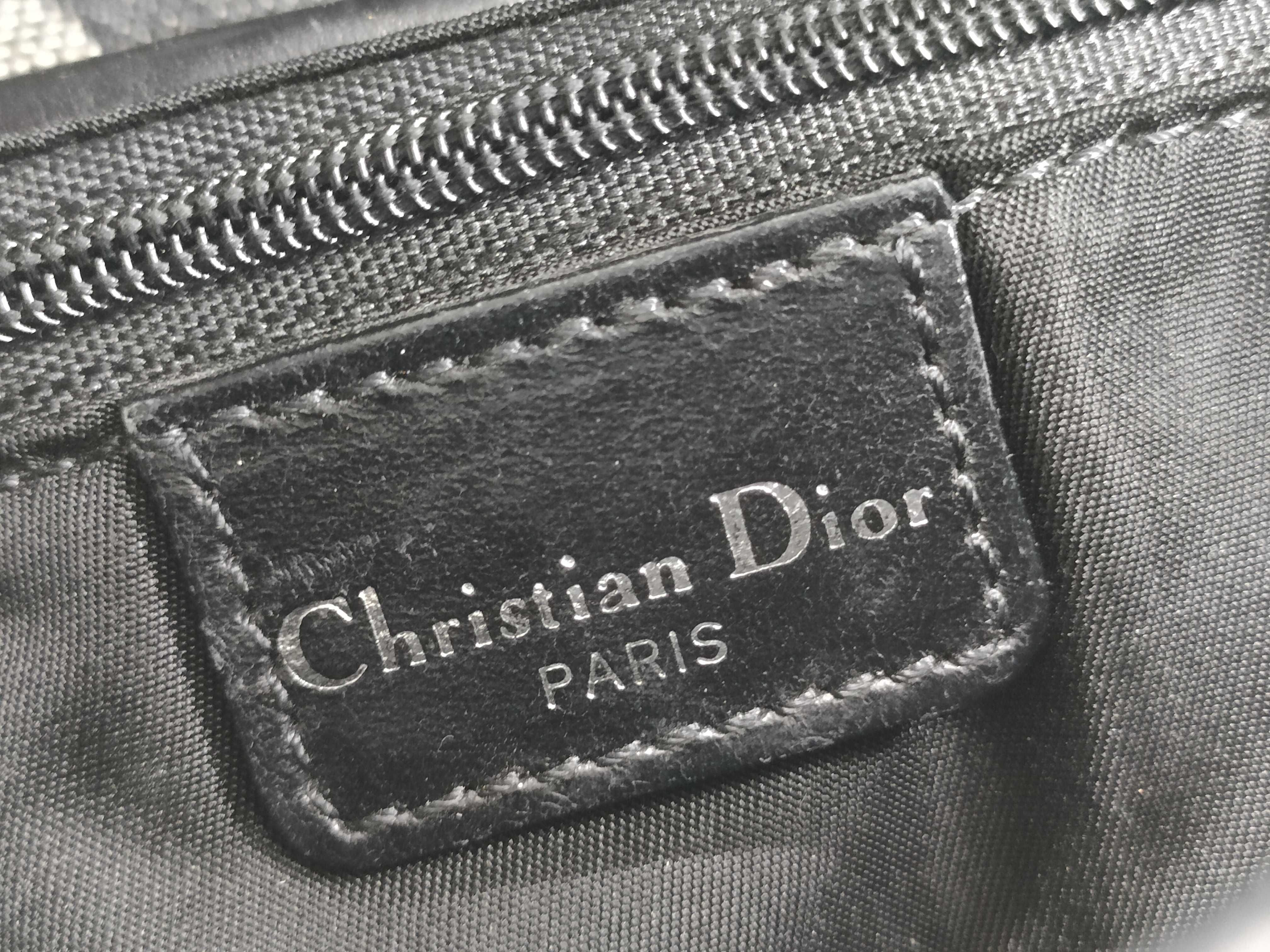 Trotter Dior Saddle Bag One Shoulder Bag Oblique Canvas Shoulder Bag — view 12