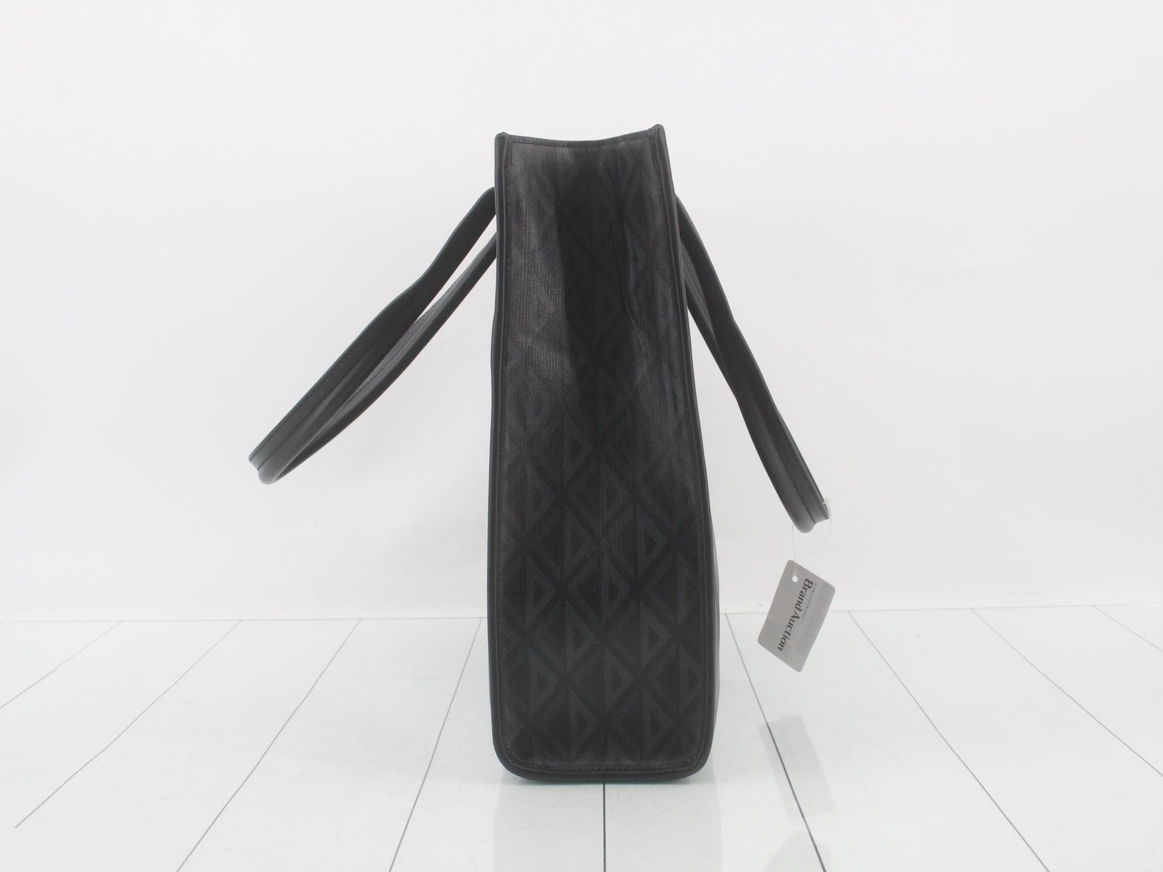 CD Diamond Tote Bag, Leather — view 3