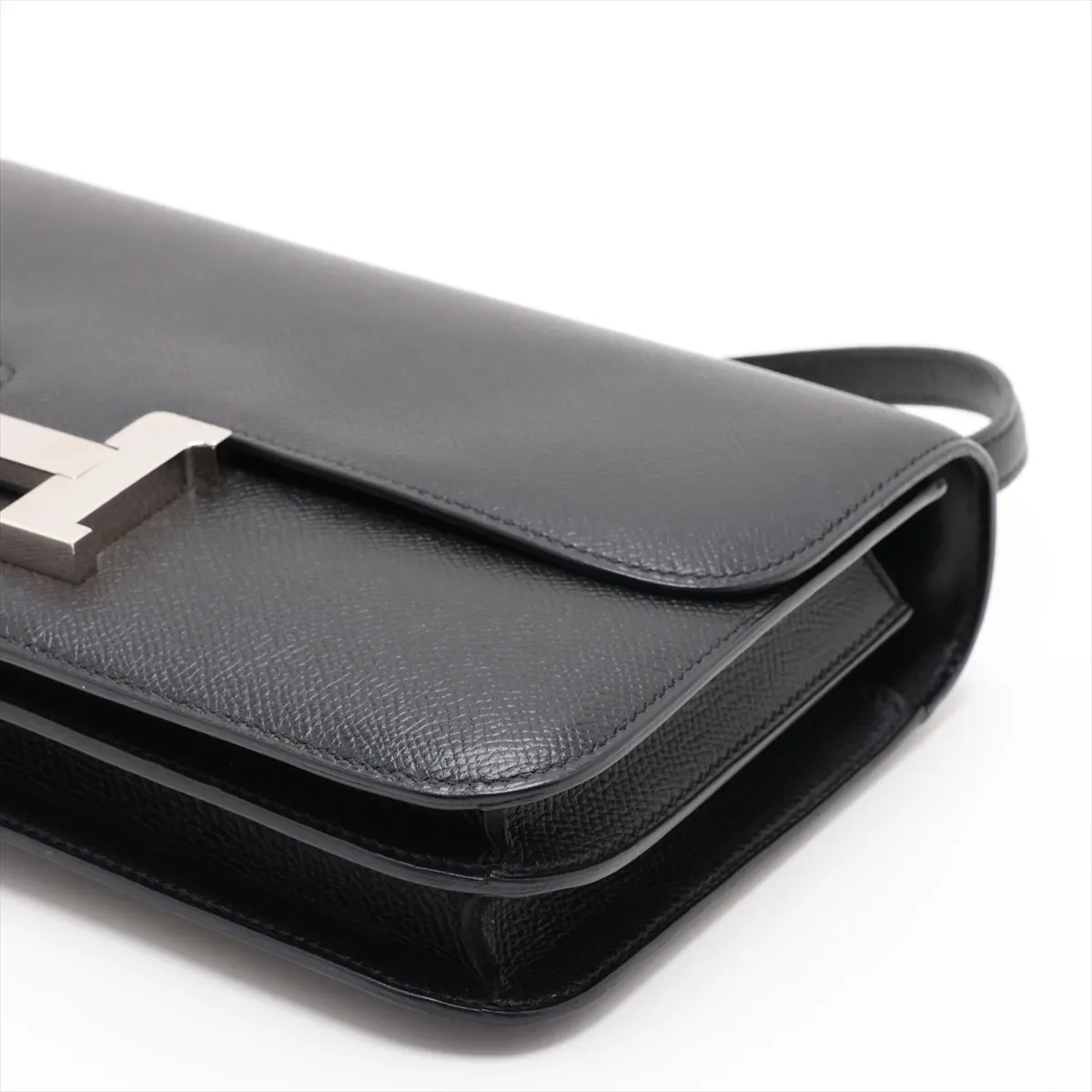 [Individually packaged] Hermes Constance Elan Veau Epsom Black Silver Hardware N:2010 — view 3