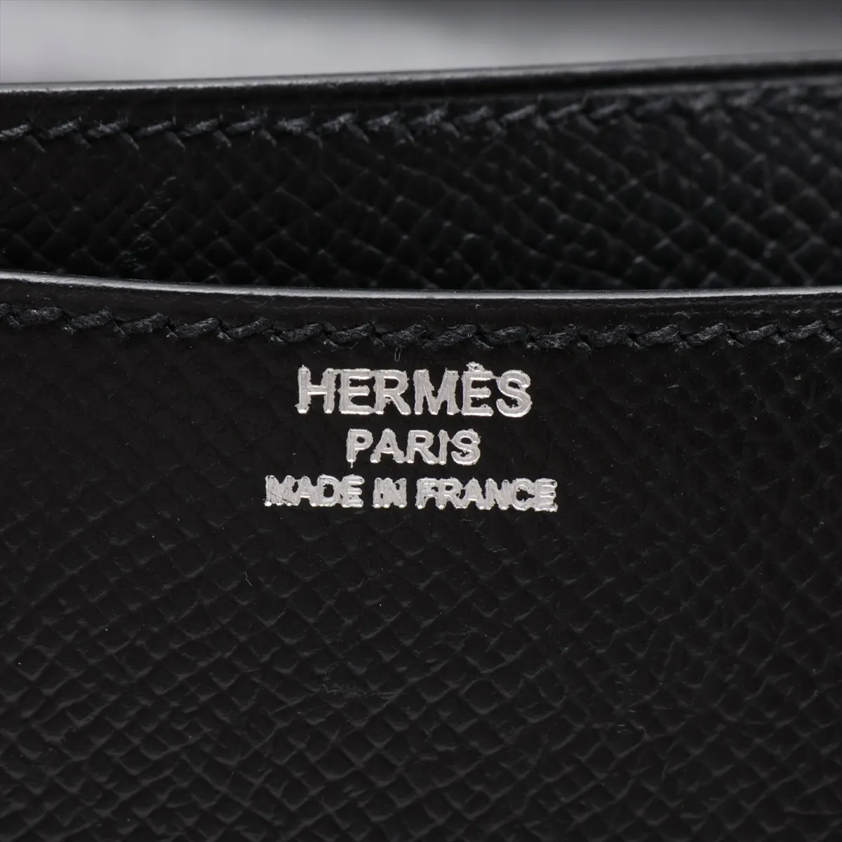 [Individually packaged] Hermes Constance Elan Veau Epsom Black Silver Hardware N:2010 — view 8