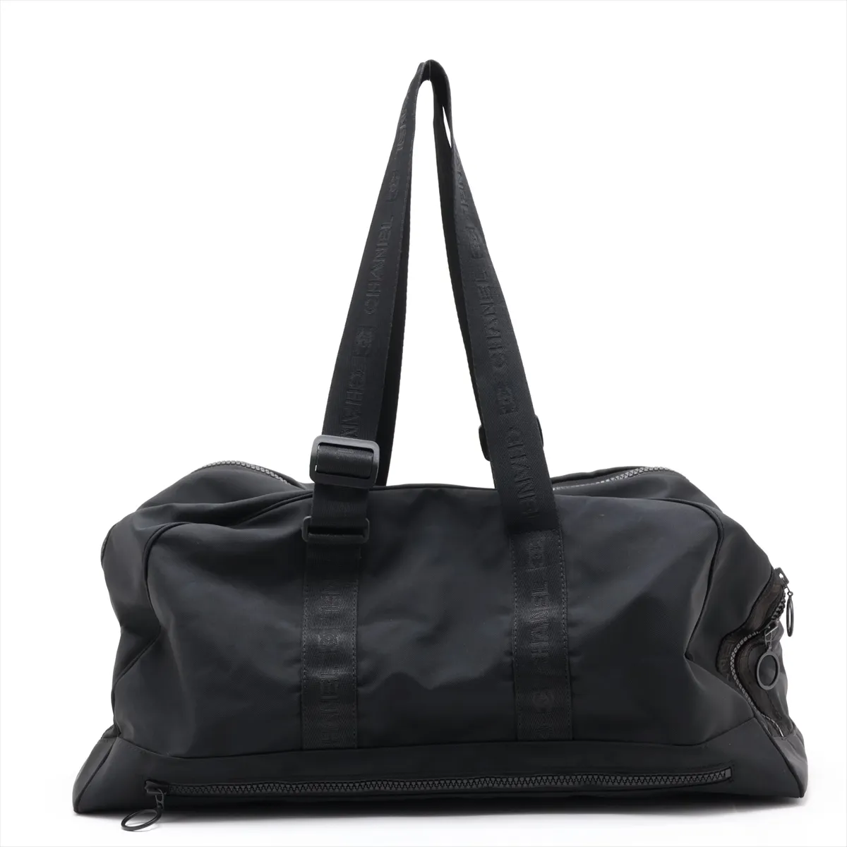 Sport Line Nylon Boston Bag, Black with Black Hardware, Item No. 7843849 (Serial Number 7) — view 2