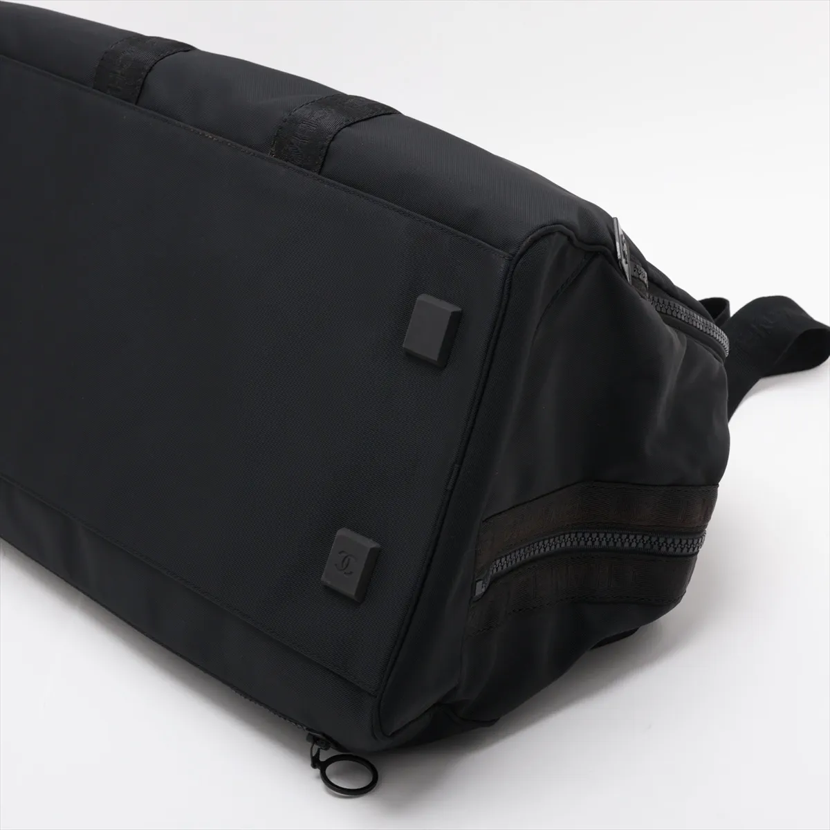 Sport Line Nylon Boston Bag, Black with Black Hardware, Item No. 7843849 (Serial Number 7) — view 3