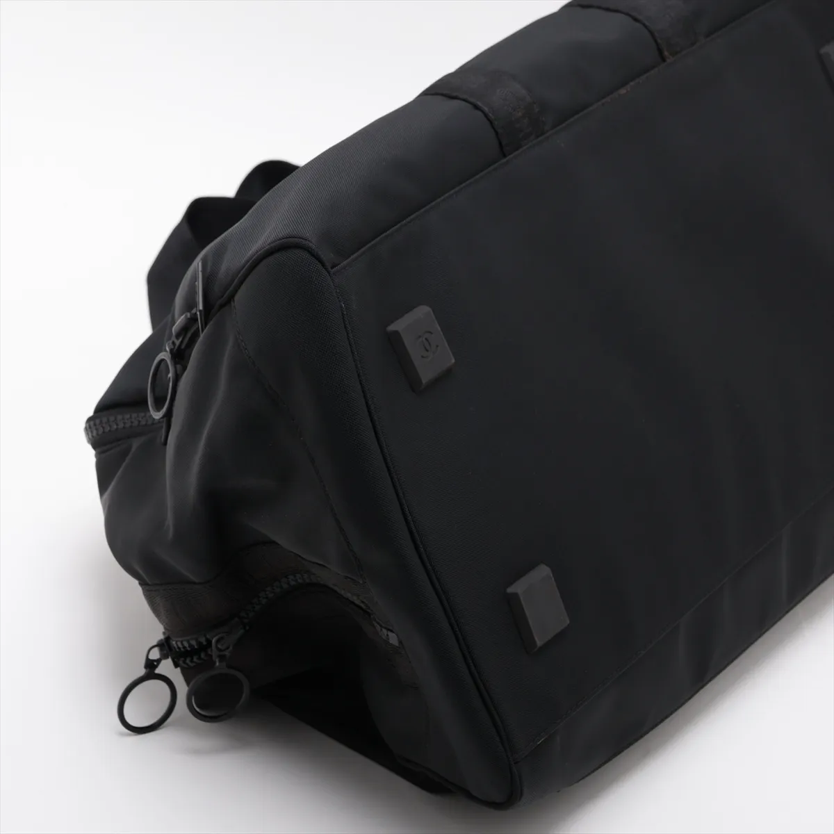 Sport Line Nylon Boston Bag, Black with Black Hardware, Item No. 7843849 (Serial Number 7) — view 4