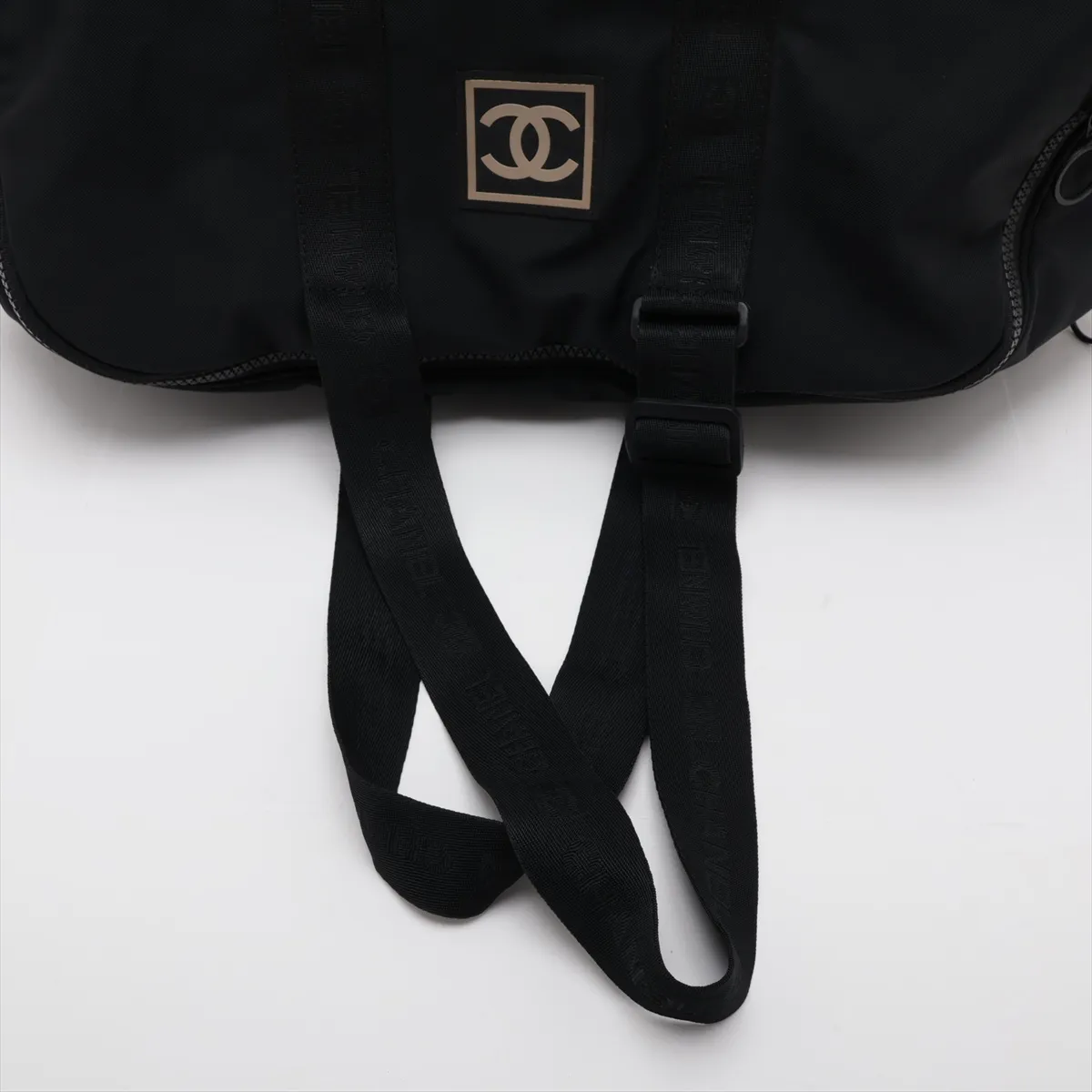 Sport Line Nylon Boston Bag, Black with Black Hardware, Item No. 7843849 (Serial Number 7) — view 5