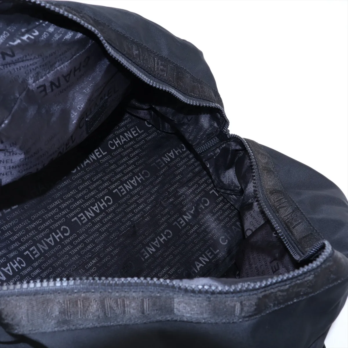 Sport Line Nylon Boston Bag, Black with Black Hardware, Item No. 7843849 (Serial Number 7) — view 7