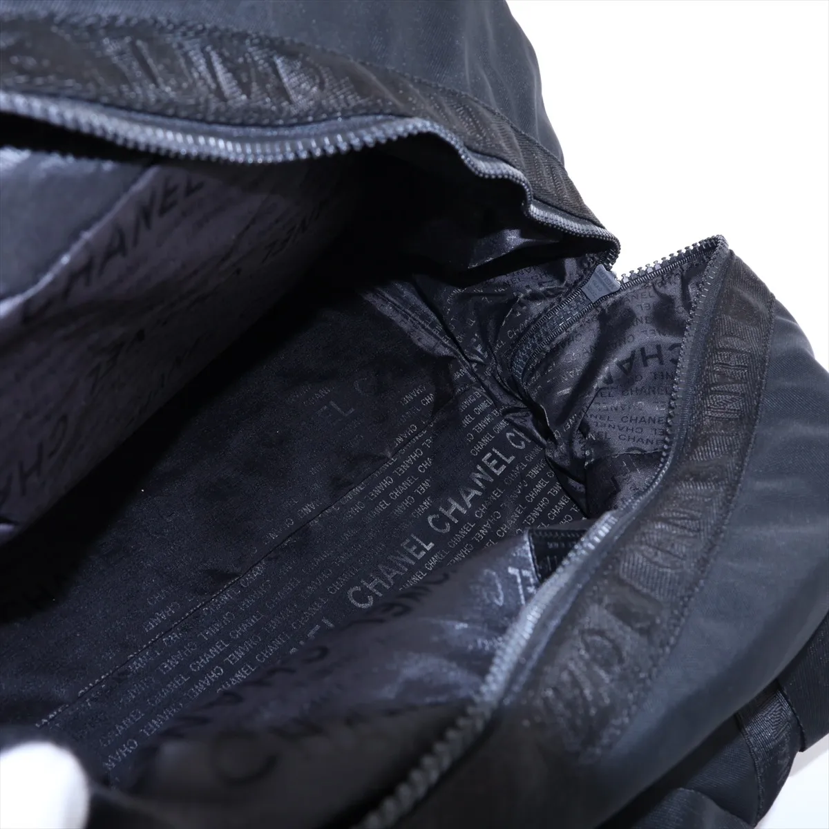 Sport Line Nylon Boston Bag, Black with Black Hardware, Item No. 7843849 (Serial Number 7) — view 8