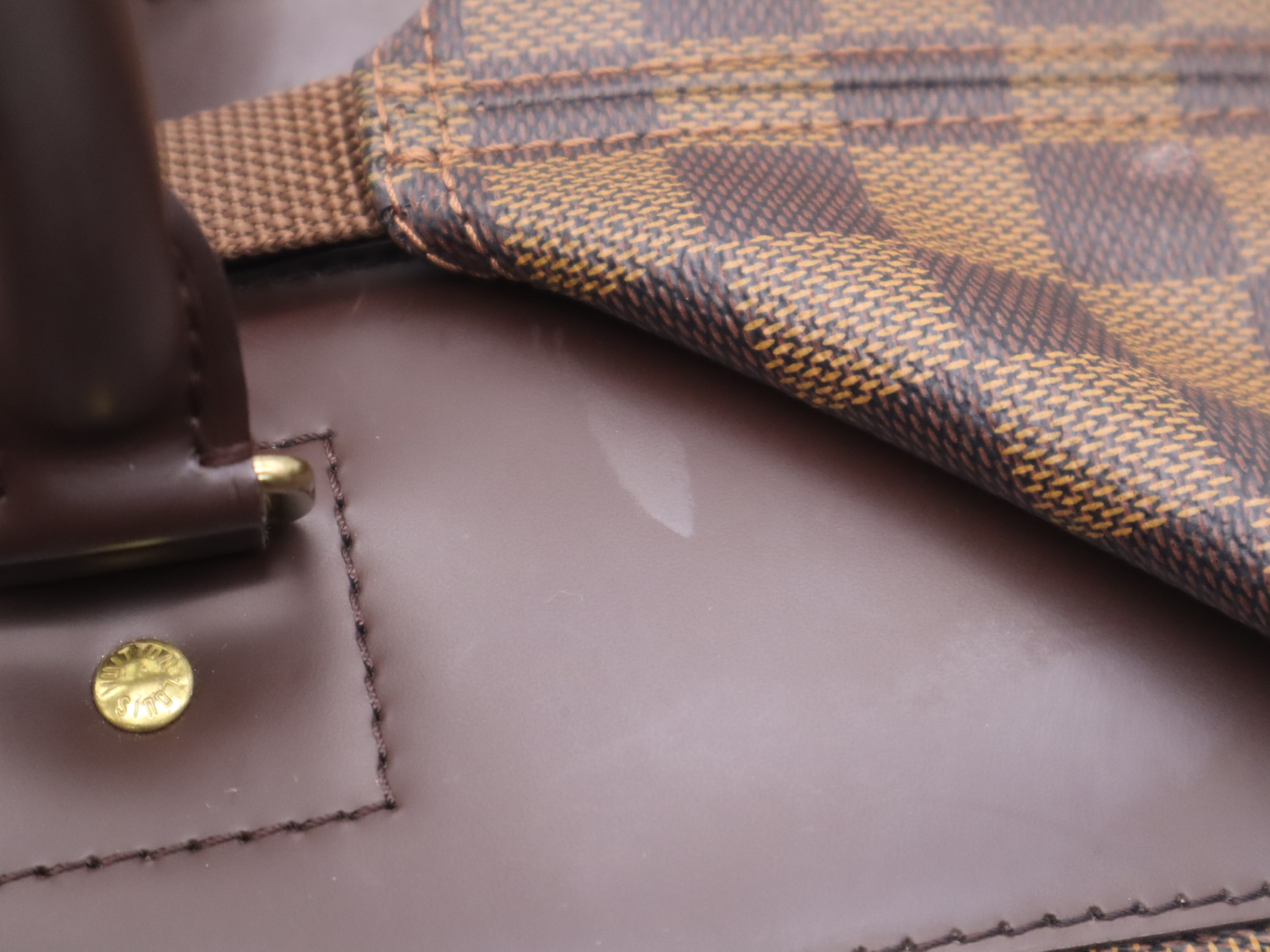 N41165 Damier Greenwich PM Tote Bag — view 9