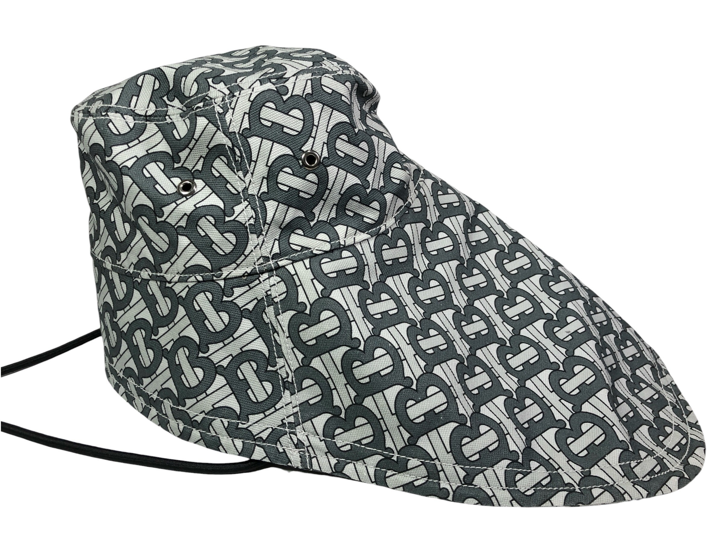 Unused, with tags attached, Burberry bucket hat, TB all-over pattern. — view 6