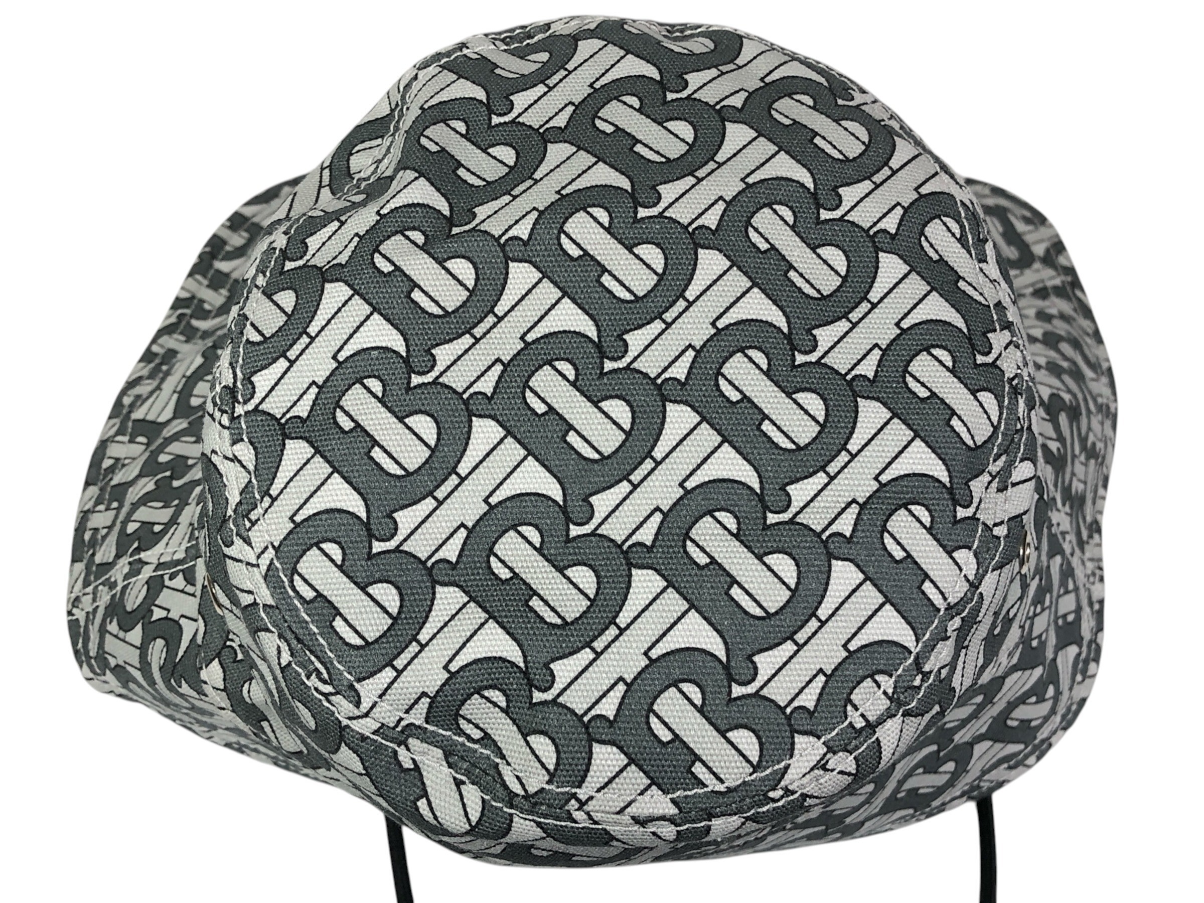 Unused, with tags attached, Burberry bucket hat, TB all-over pattern. — view 8