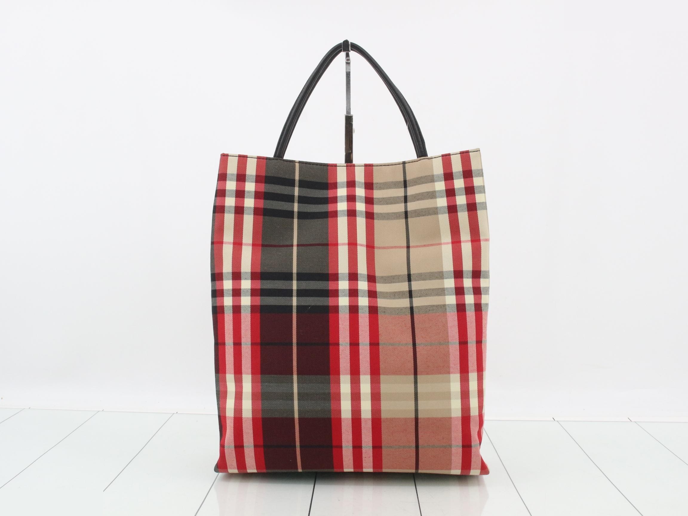 Nova Check Tote Bag — view 2