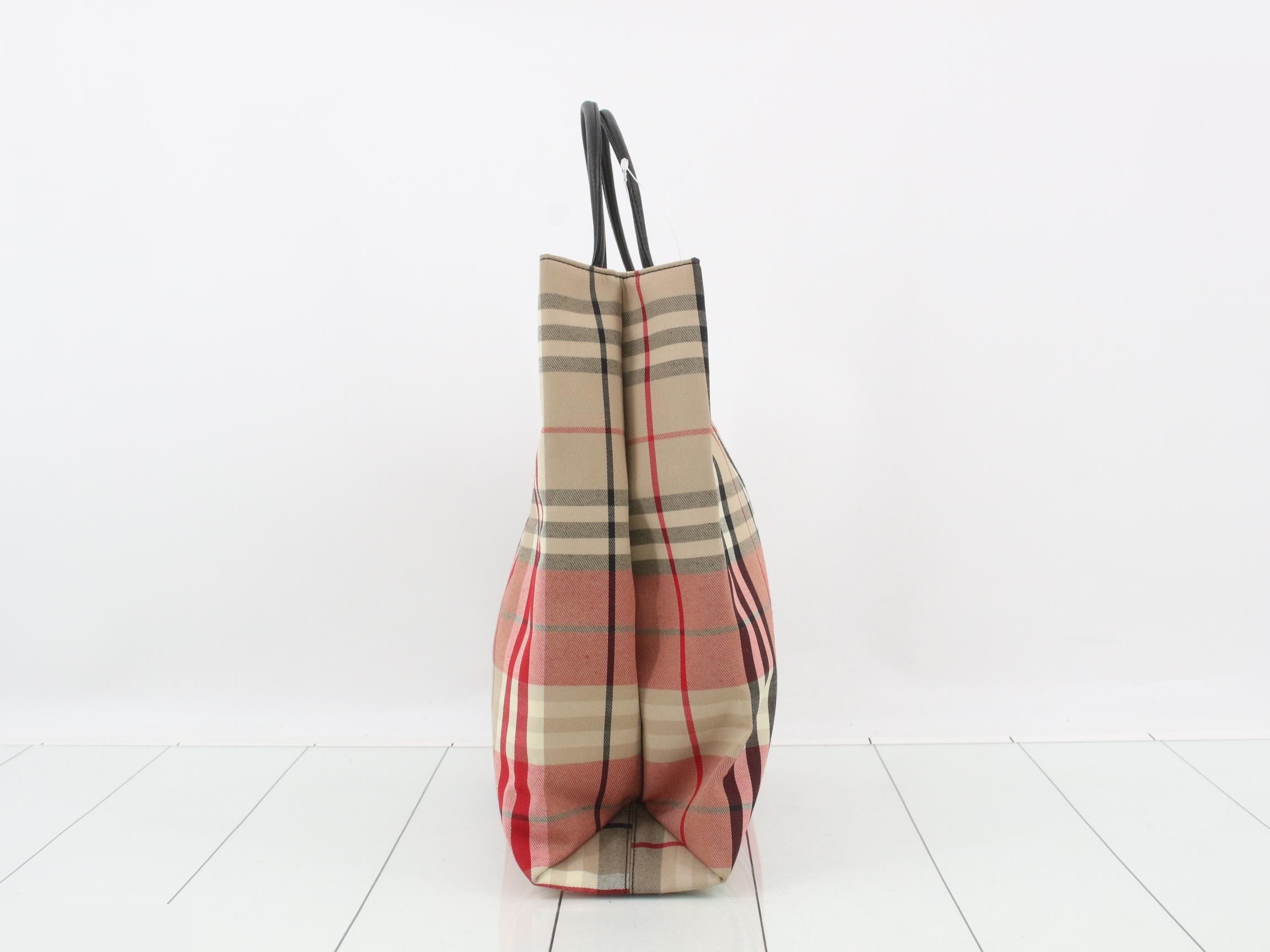 Nova Check Tote Bag — view 4