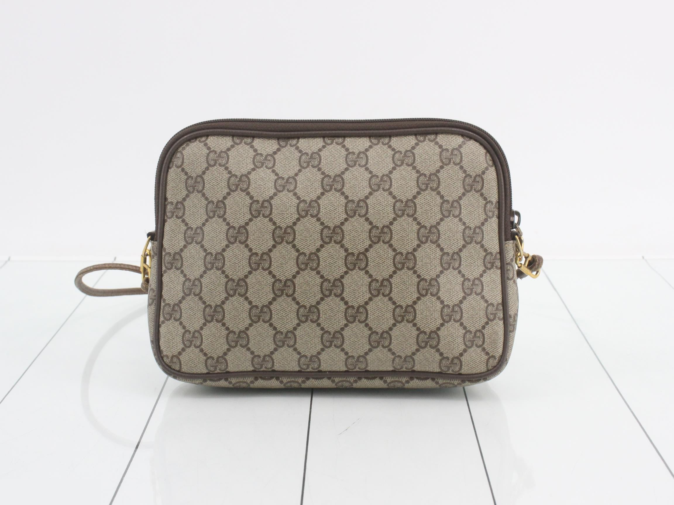 Vintage Gucci PVC Shoulder Bag, Beige — view 2