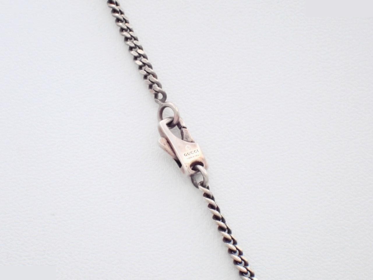 Interlocking G necklace, chain approximately 56cm, 925 sterling silver, 17.6g — view 2