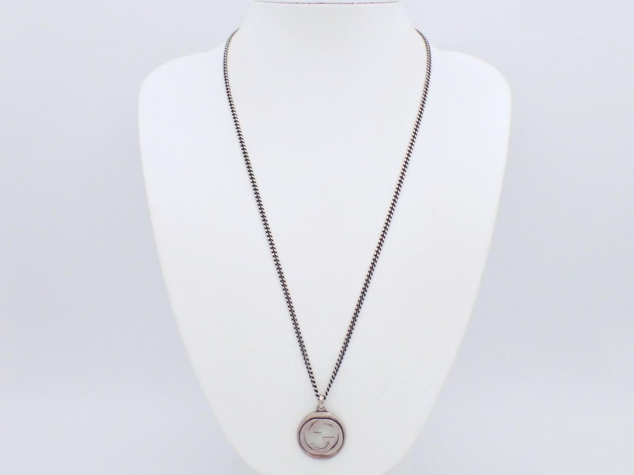 Interlocking G necklace, chain approximately 56cm, 925 sterling silver, 17.6g — view 3