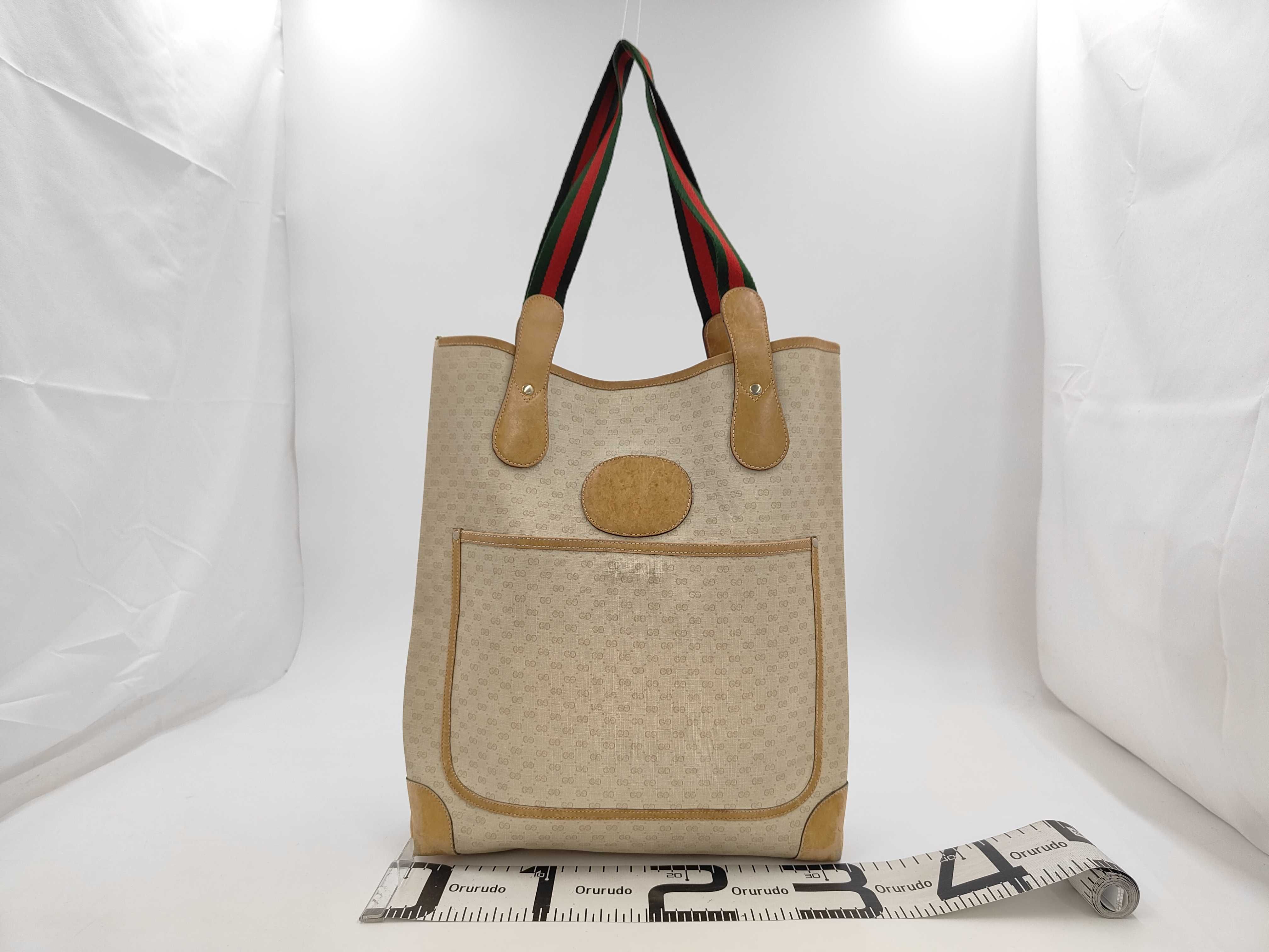 GG Gucci Sherry Micro GG Tote Bag PVC Beige 002・904・0223 Tote Bag — view 2