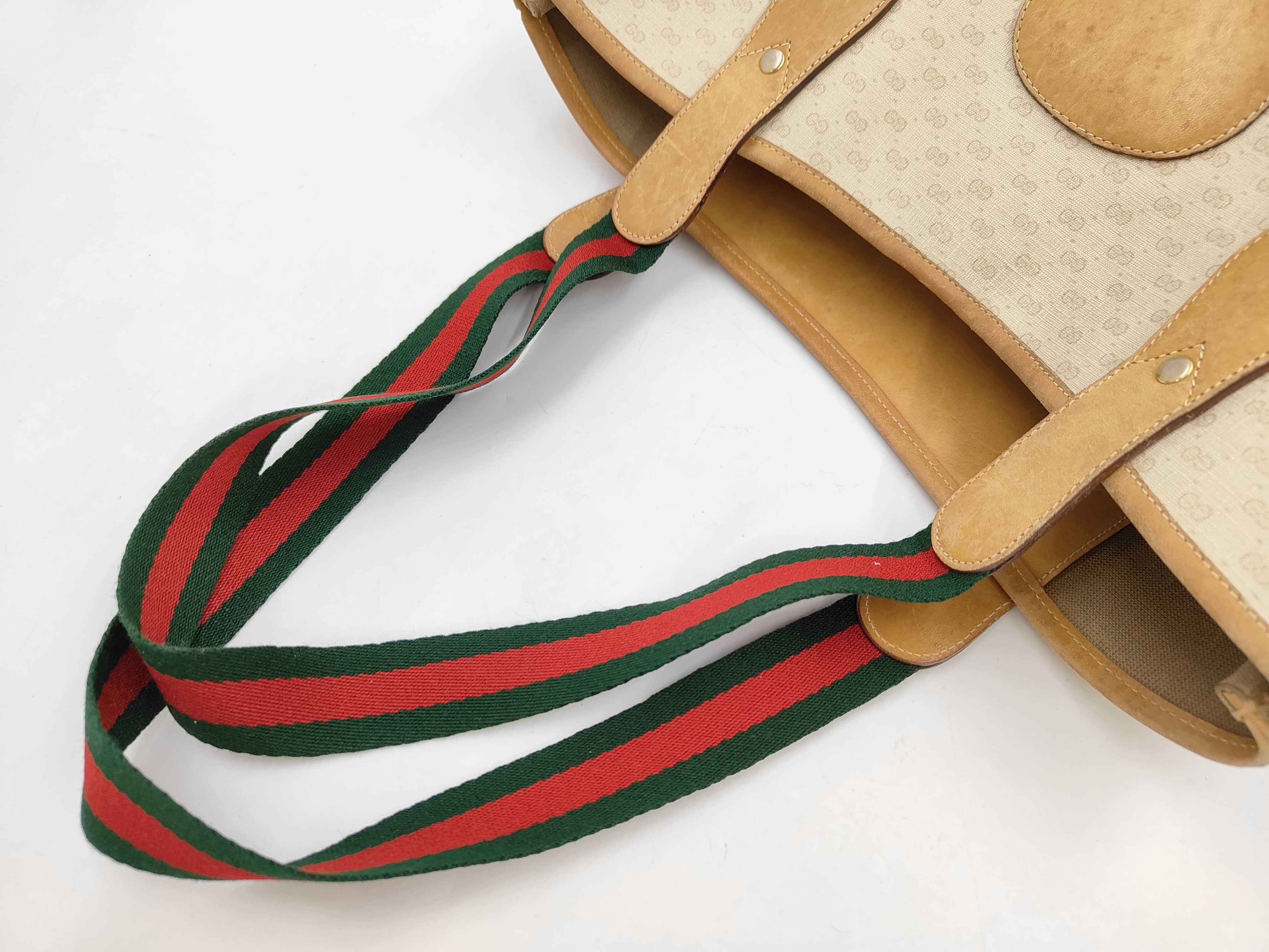 GG Gucci Sherry Micro GG Tote Bag PVC Beige 002・904・0223 Tote Bag — view 5