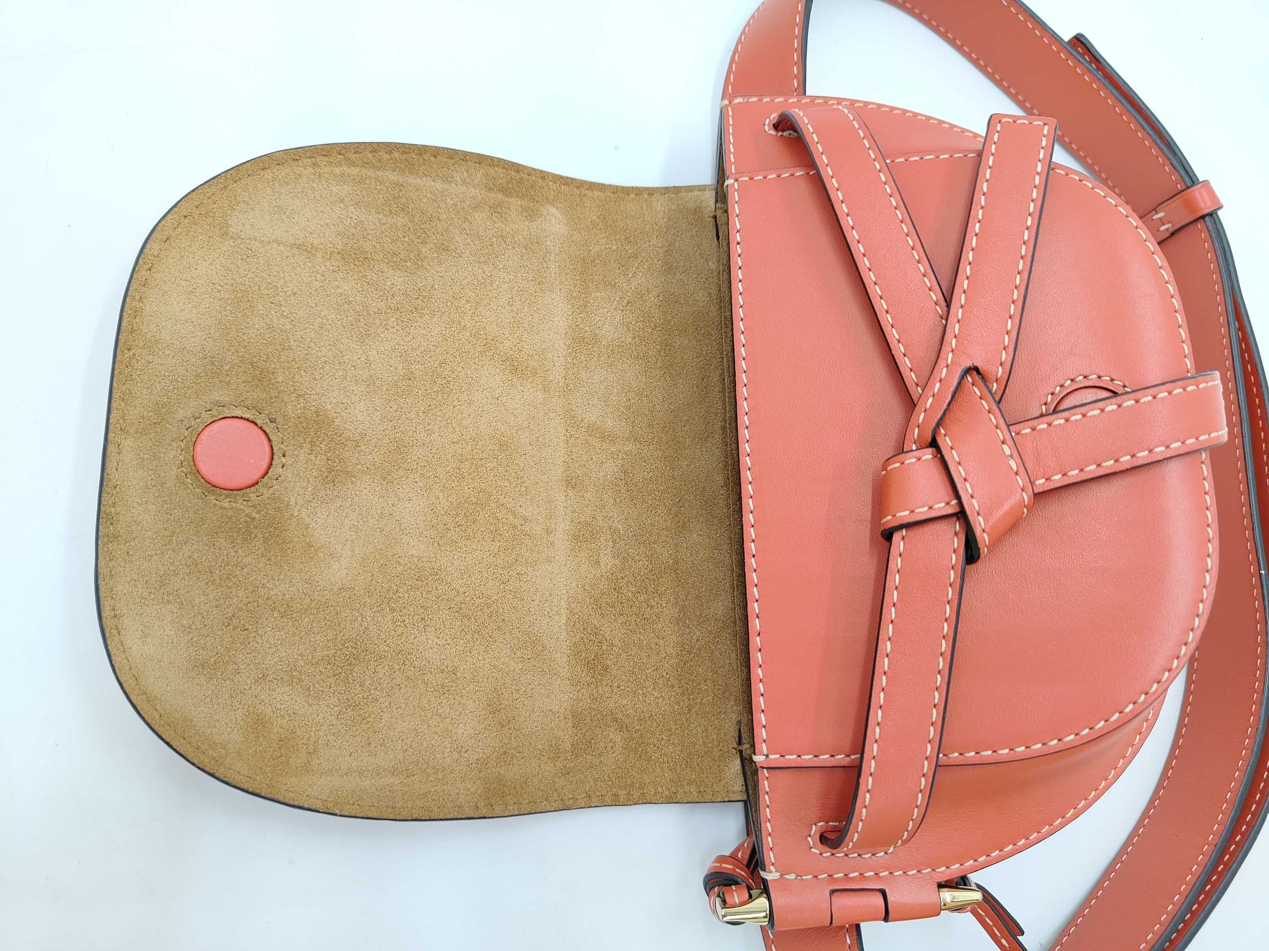 Mini Gate Orange Shoulder Bag — view 7