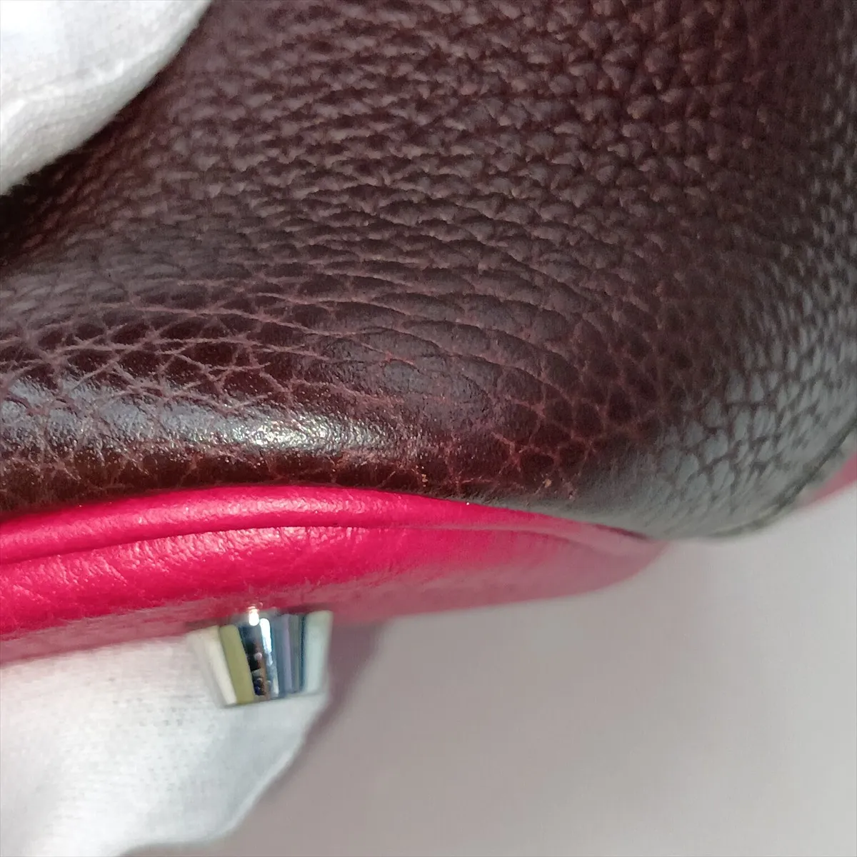 Hermès Picotin Lock 22 MM Casaque Taurillon Clemence Framboise x Rouge Sellier Silver Hardware — view 15