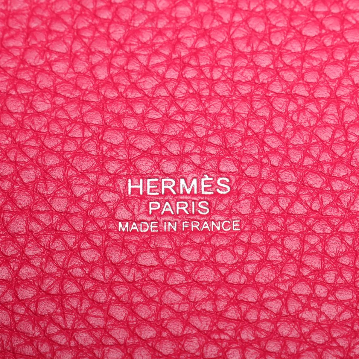 Hermès Picotin Lock 22 MM Casaque Taurillon Clemence Framboise x Rouge Sellier Silver Hardware — view 8
