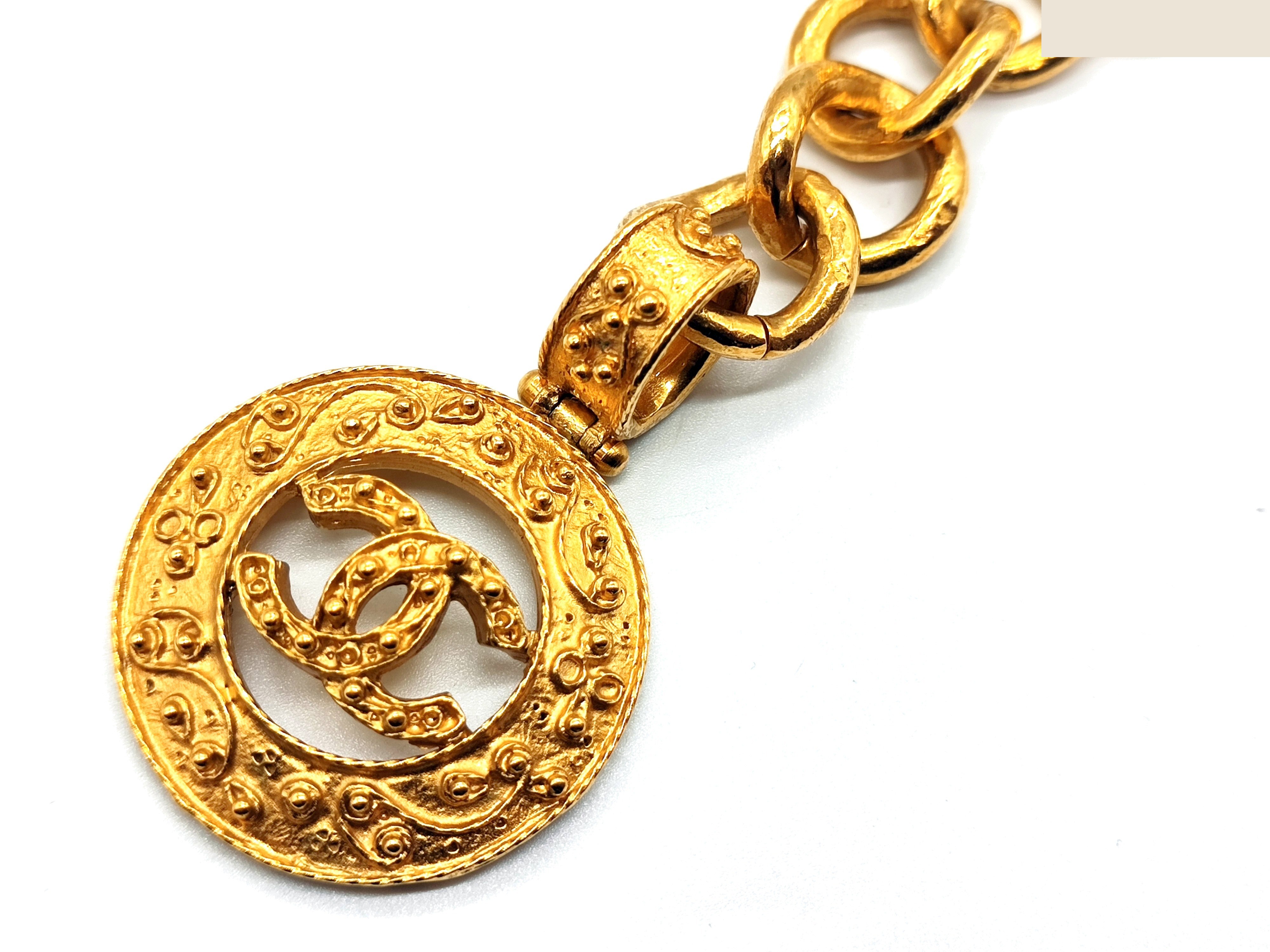 Double Coco Mark Chain Belt 94A, Chain approx. 77cm — view 3