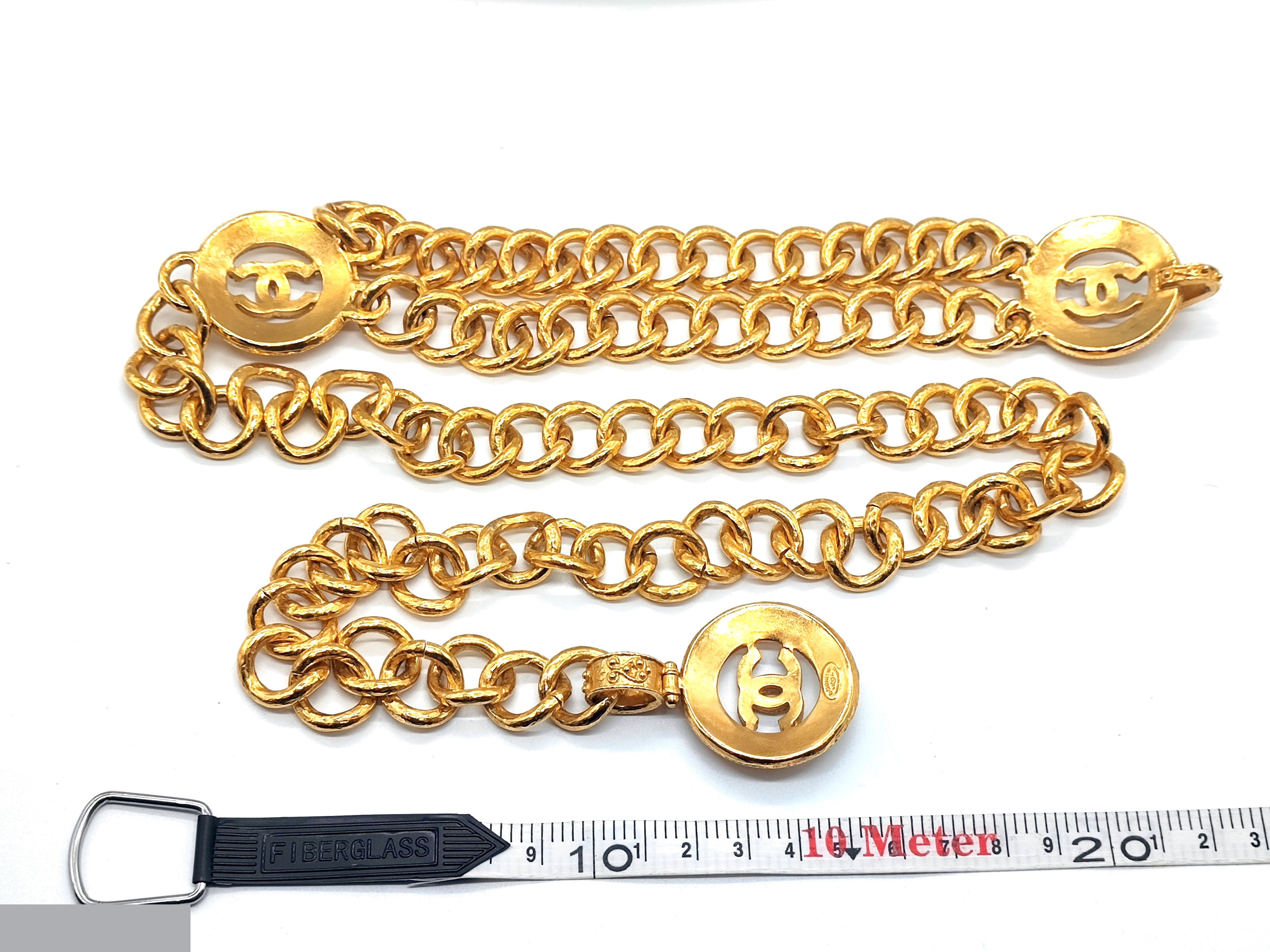 Double Coco Mark Chain Belt 94A, Chain approx. 77cm — view 7