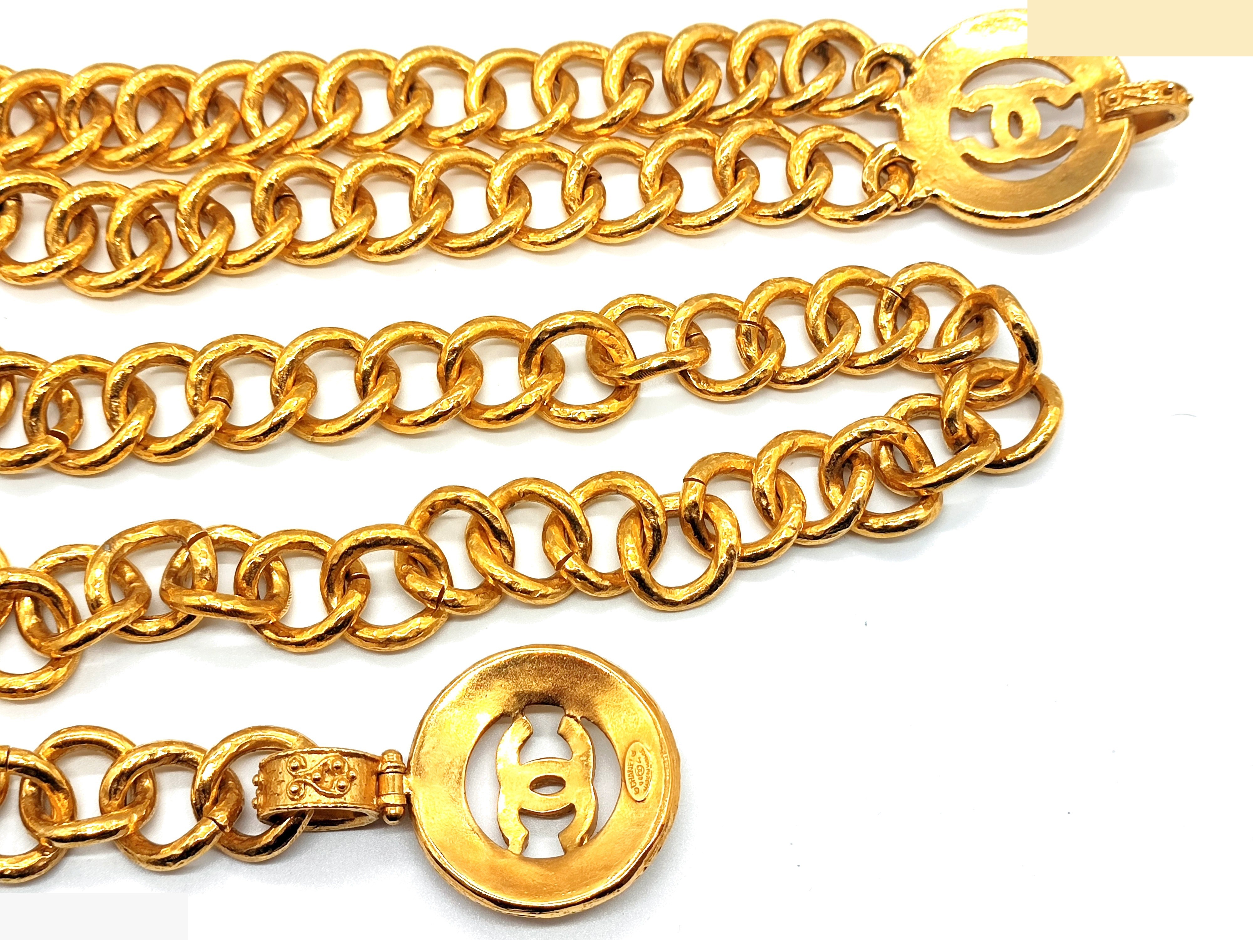 Double Coco Mark Chain Belt 94A, Chain approx. 77cm — view 9